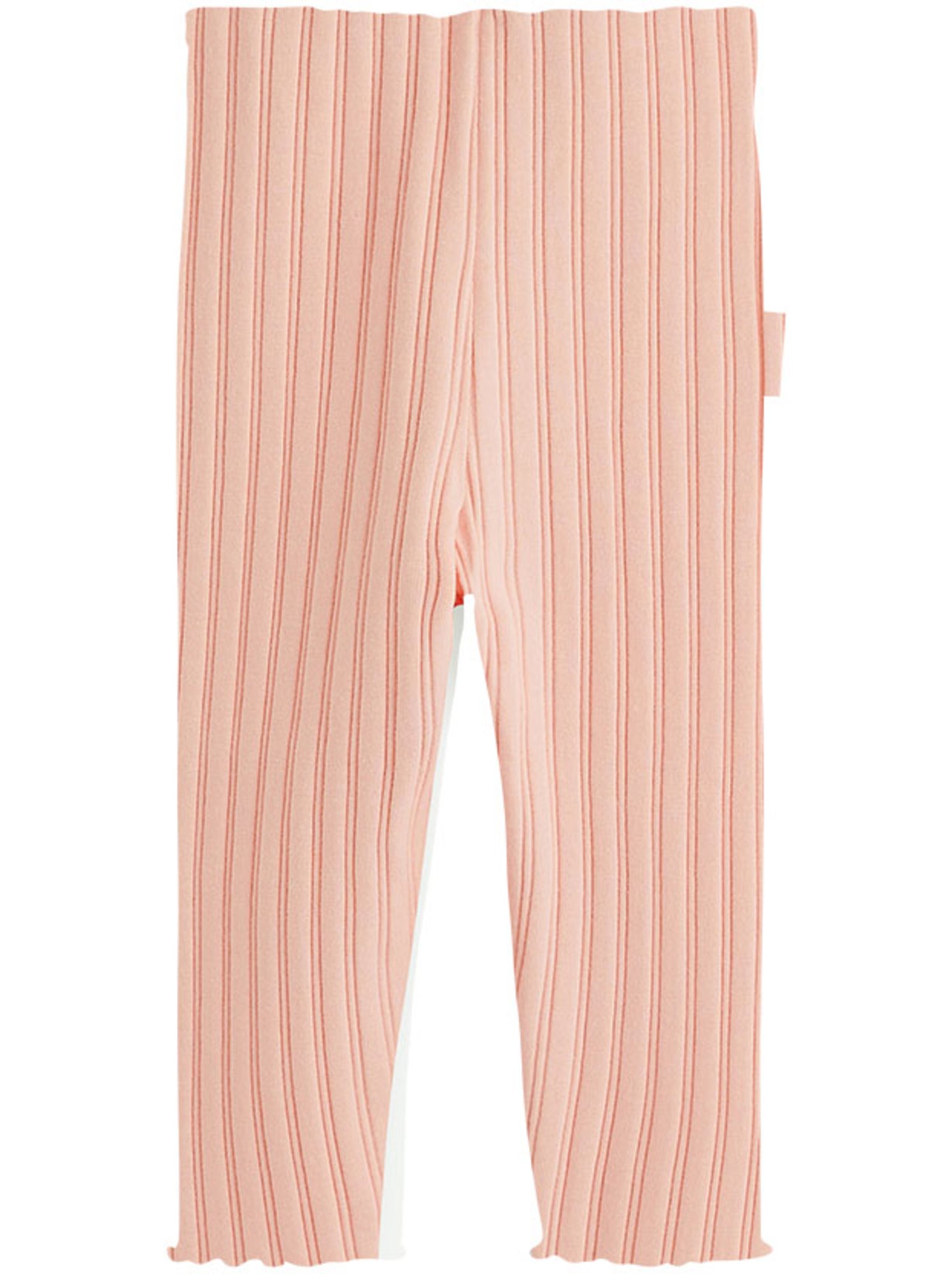 Lot de 2 leggings enfant côtelés dina - Rose