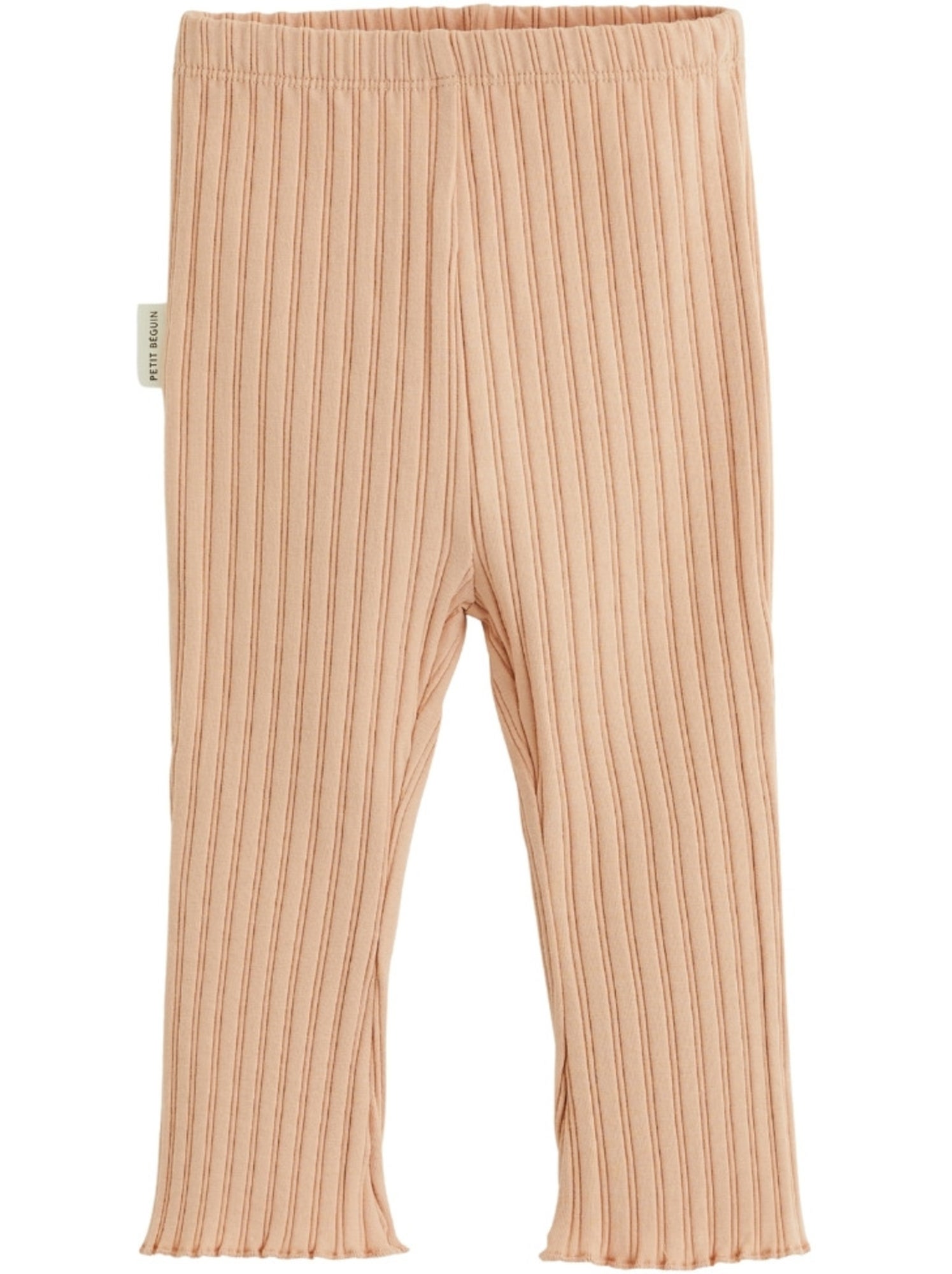 Lot de 2 leggings enfant côtelés léa - Rose