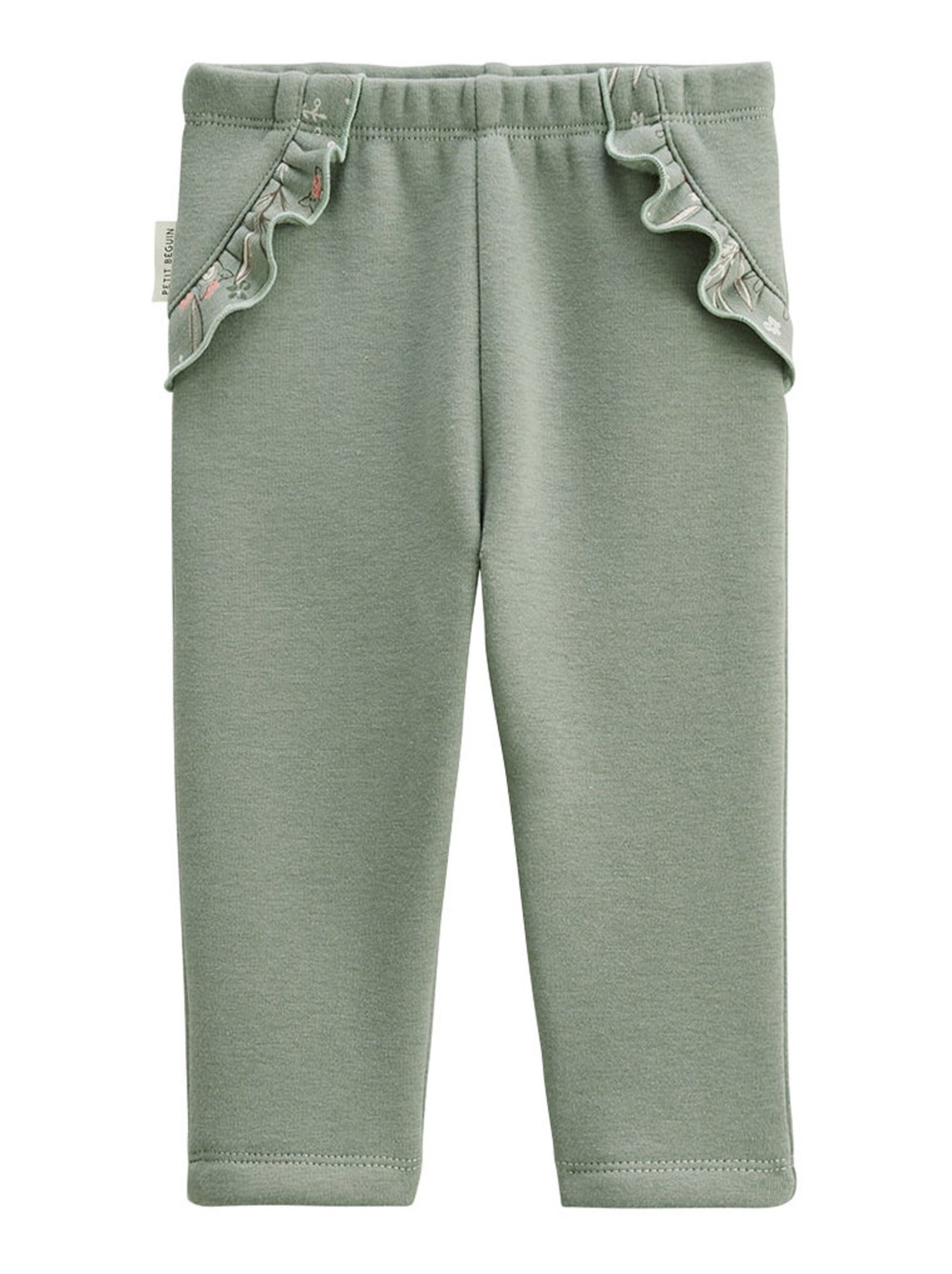 Lot de 2 leggings enfant en molleton ultra chaud lison - Vert