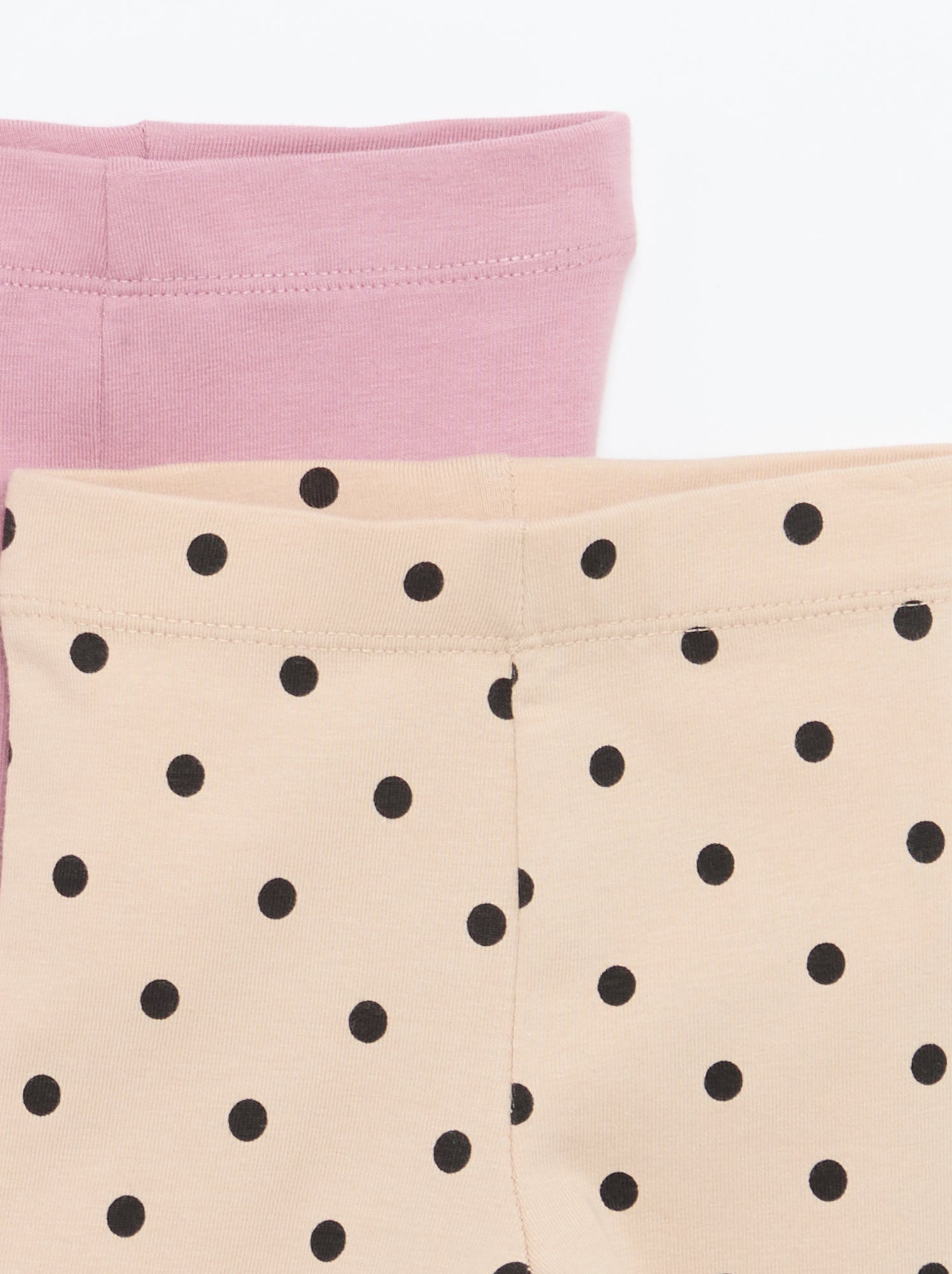 Lot de 2 leggings longs - Beige