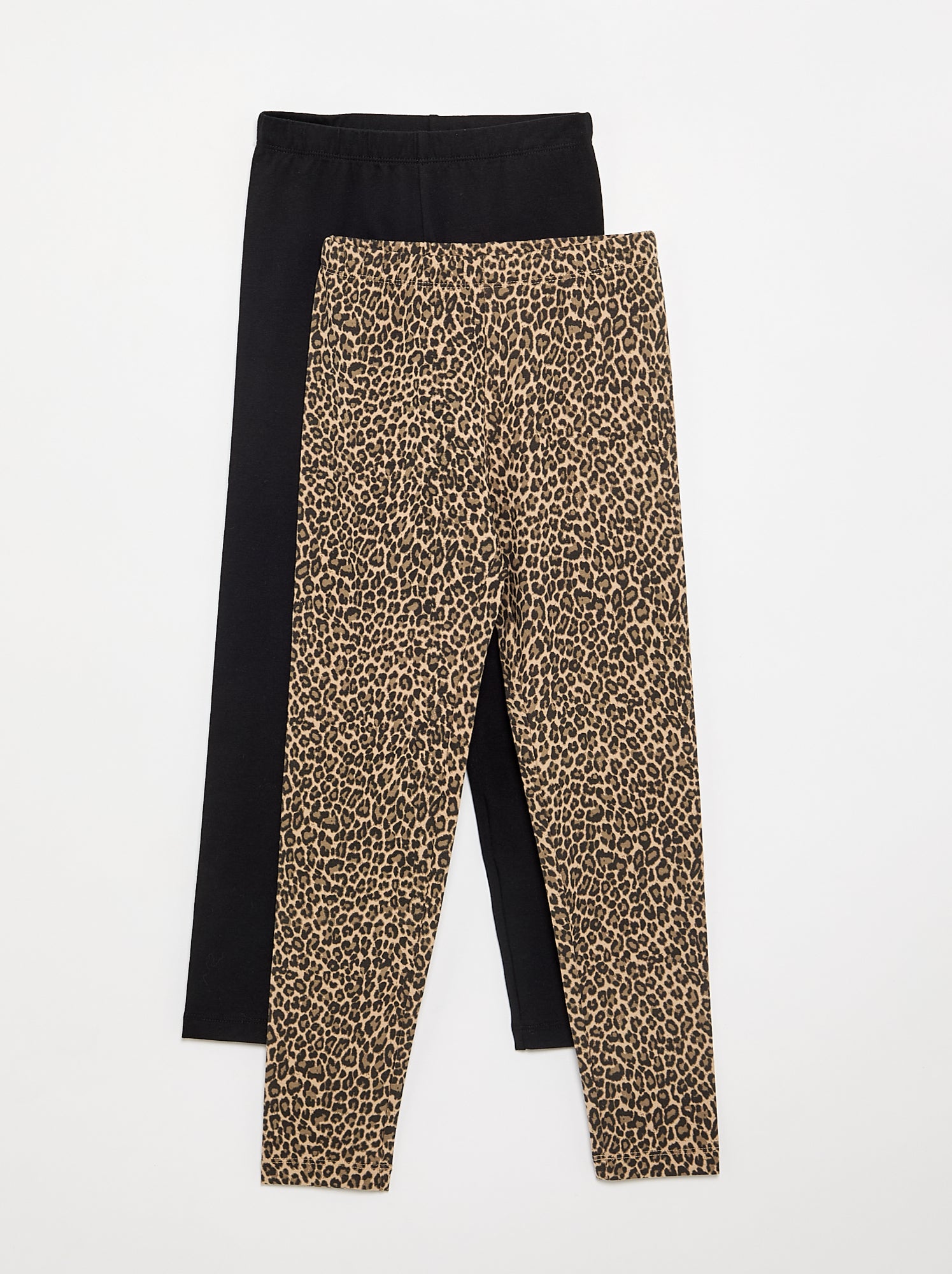 Lot de 2 leggings longs - Beige