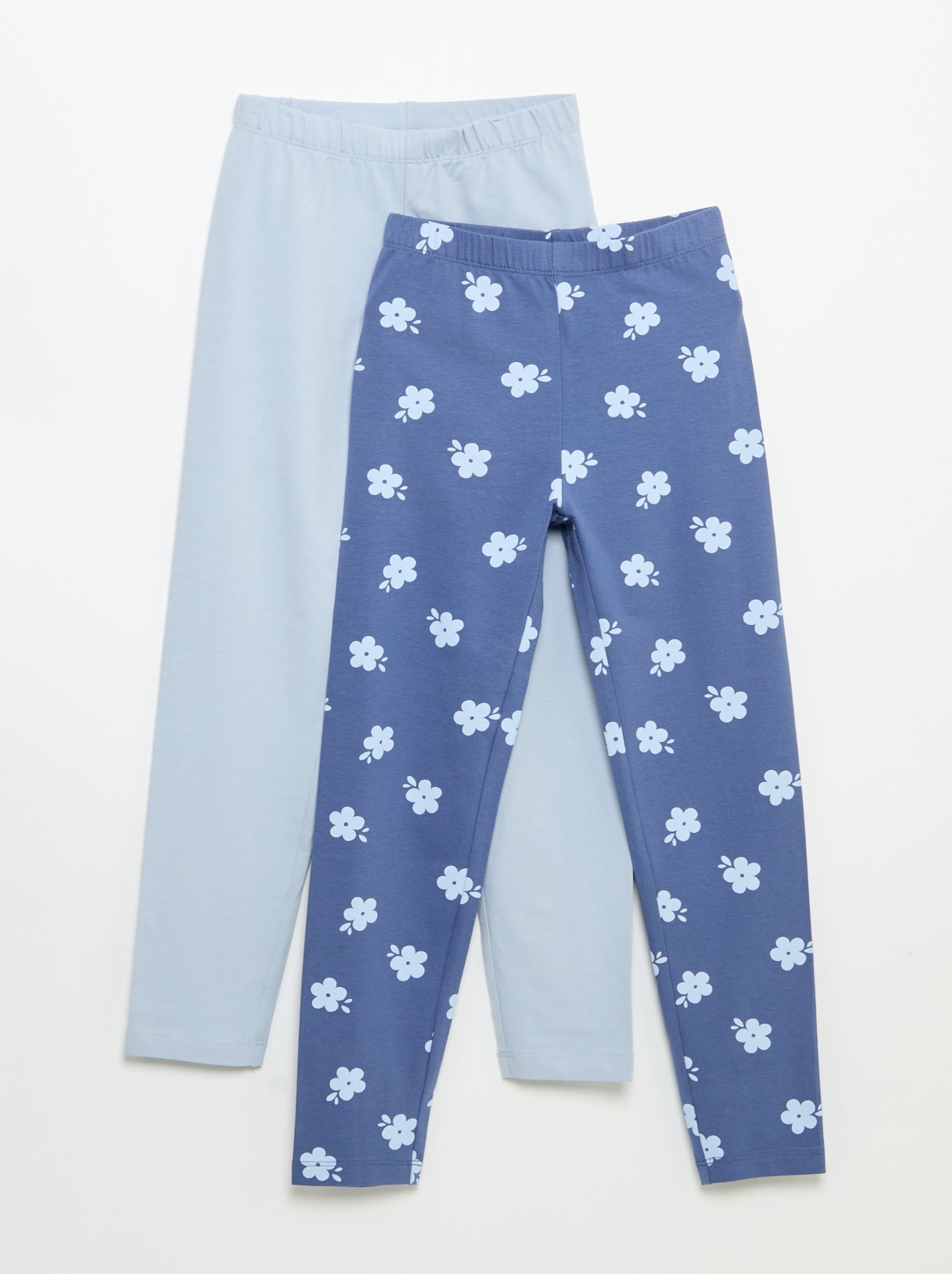 Lot de 2 leggings longs - Bleu