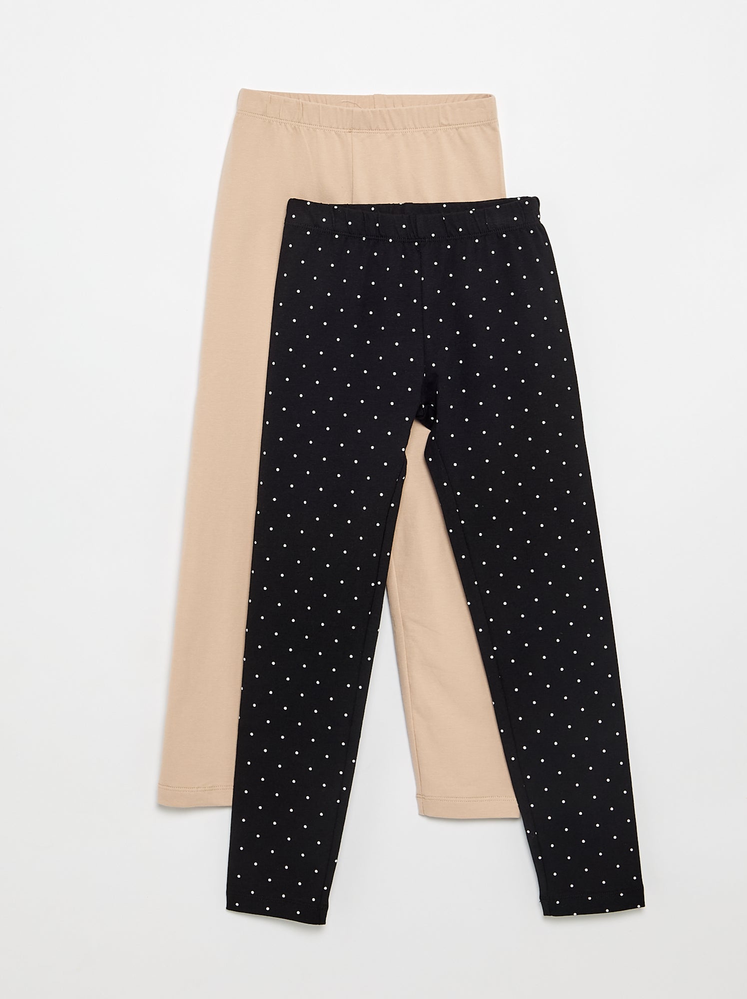 Lot de 2 leggings longs - Noir