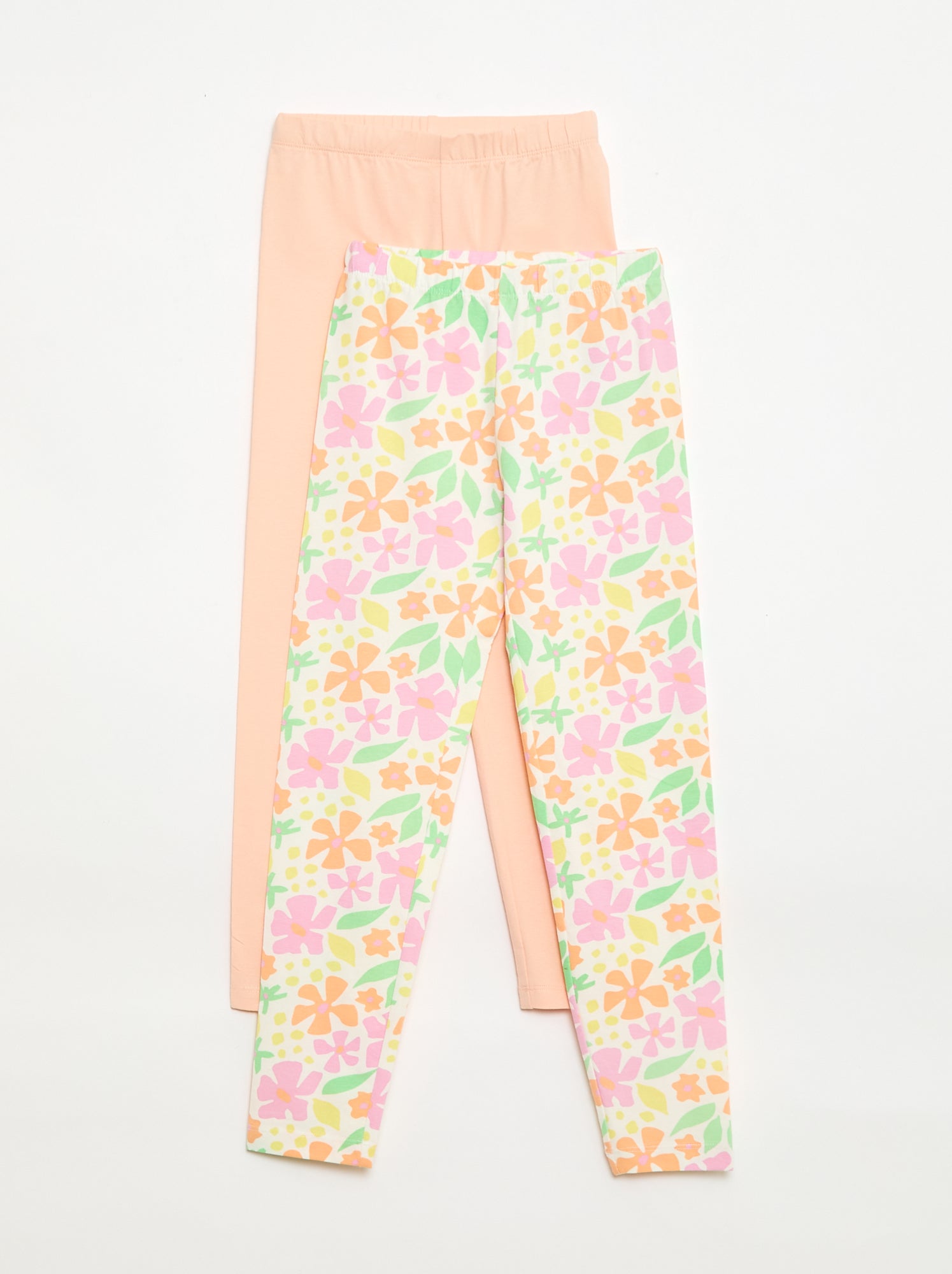 Lot de 2 Leggings longs - Orange