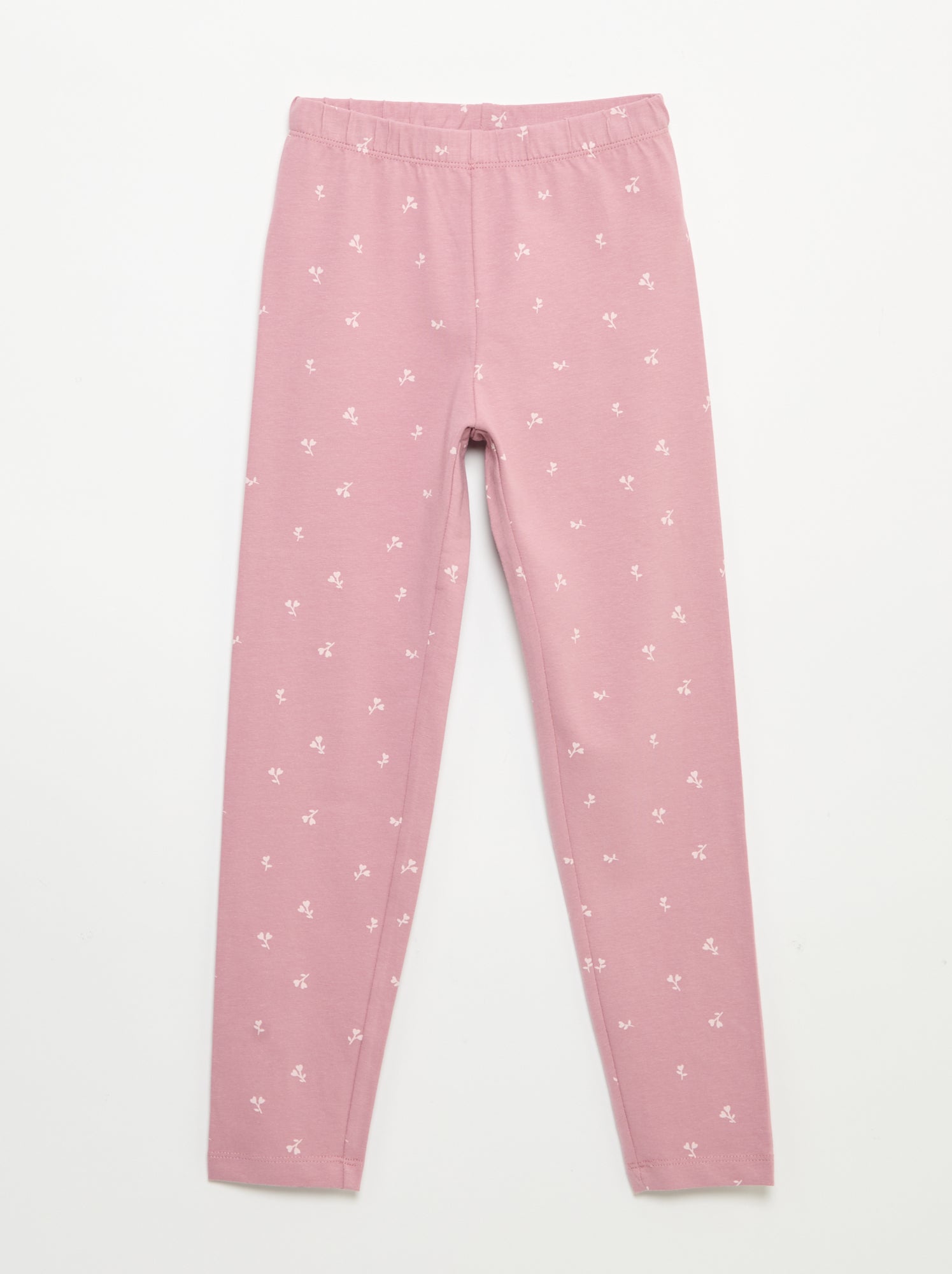 Lot de 2 leggings longs - Rose
