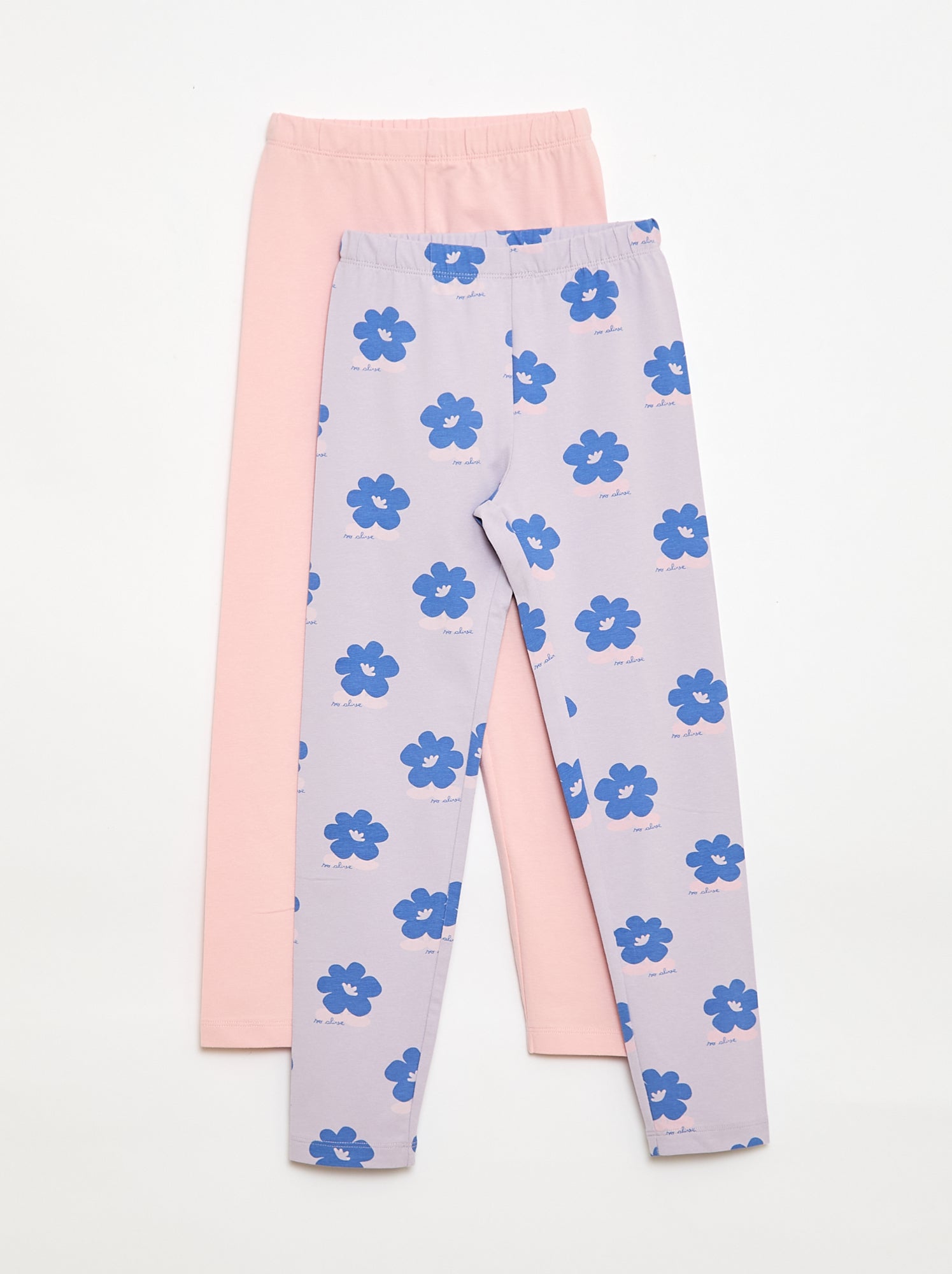 Lot de 2 Leggings longs - Violet