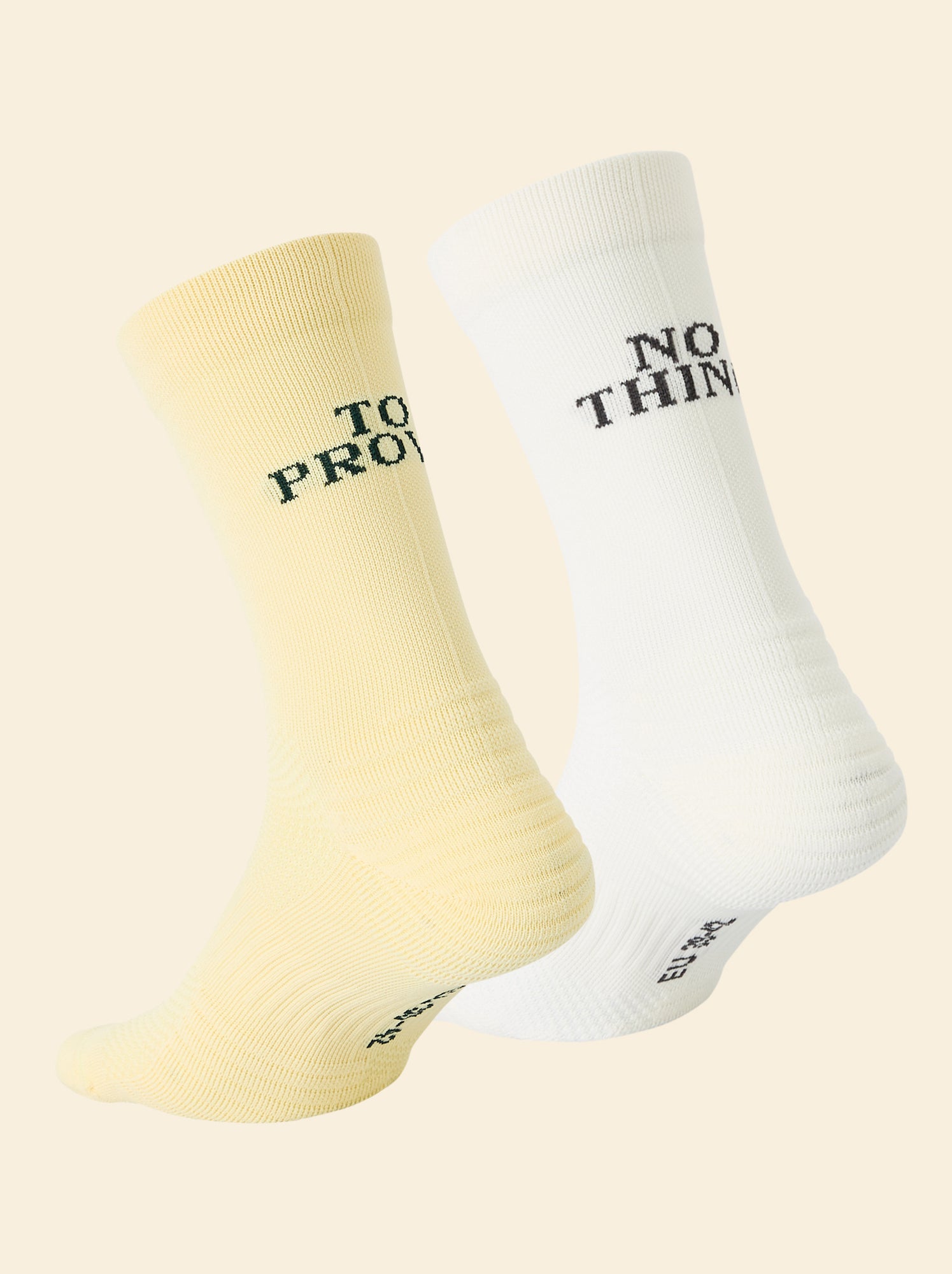 Lot de 2 paires de chaussettes (ekstract) compressives animées - Jaune