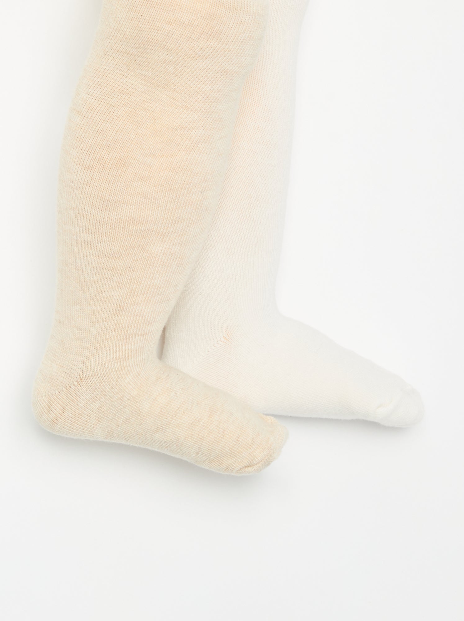 Lot de 2 paires de collants - Beige