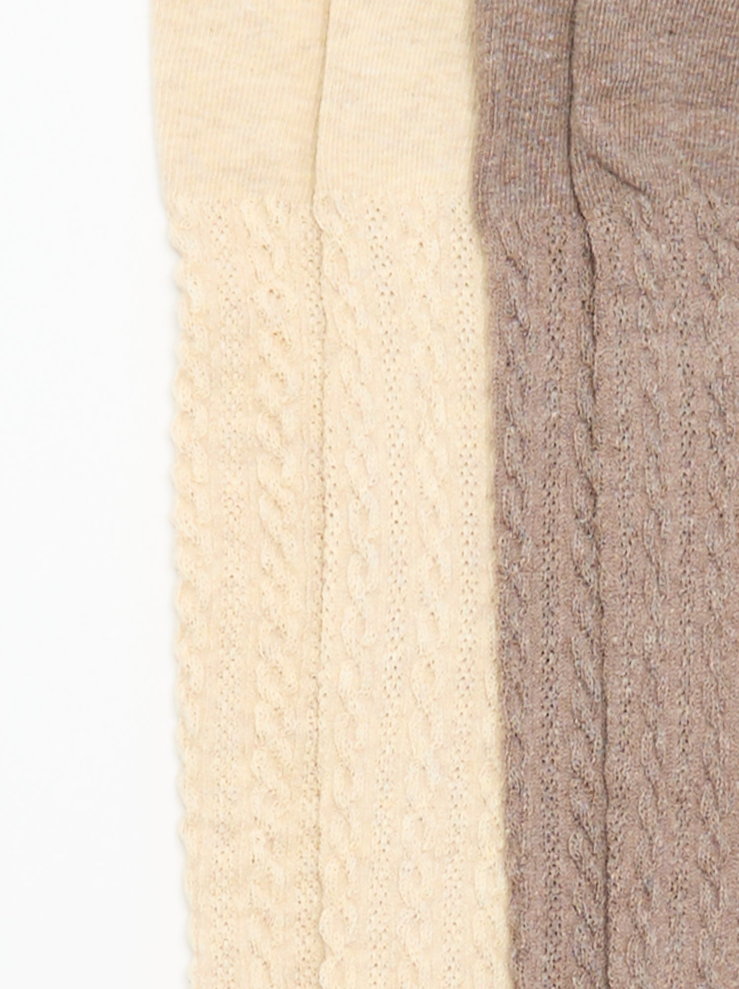 Lot de 2 paires de collants - Beige