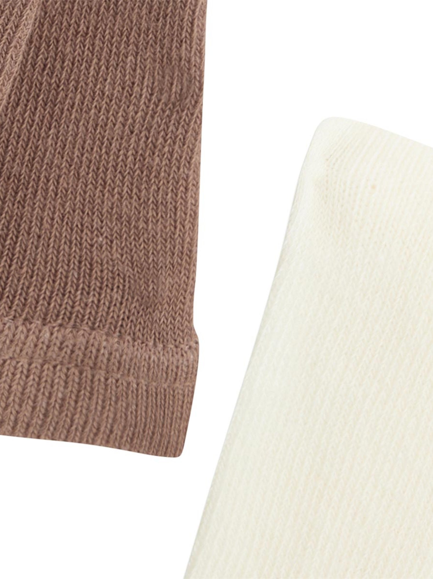 Lot de 2 paires de collants enfant Matcha - Marron