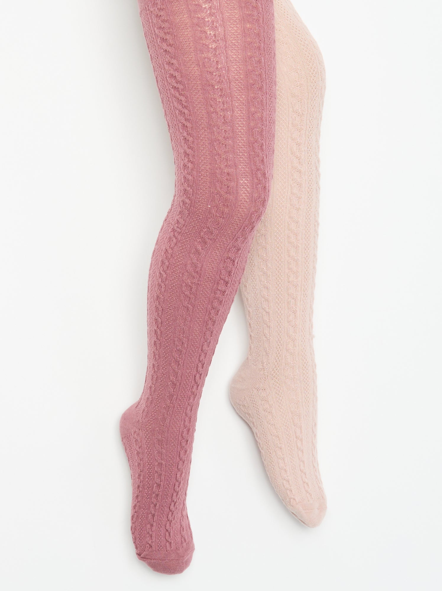 Lot de 2 paires de collants - Rose