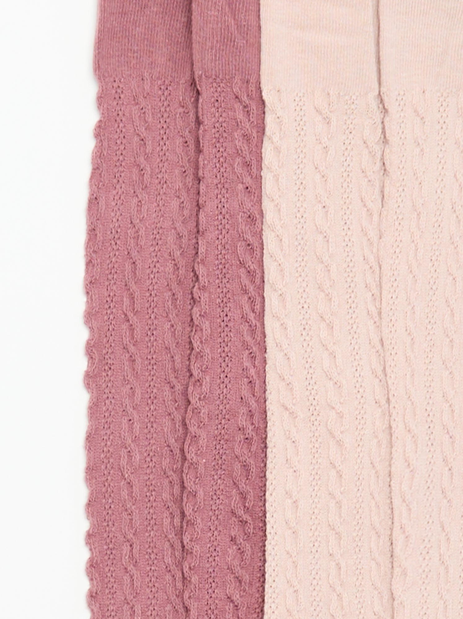 Lot de 2 paires de collants - Rose
