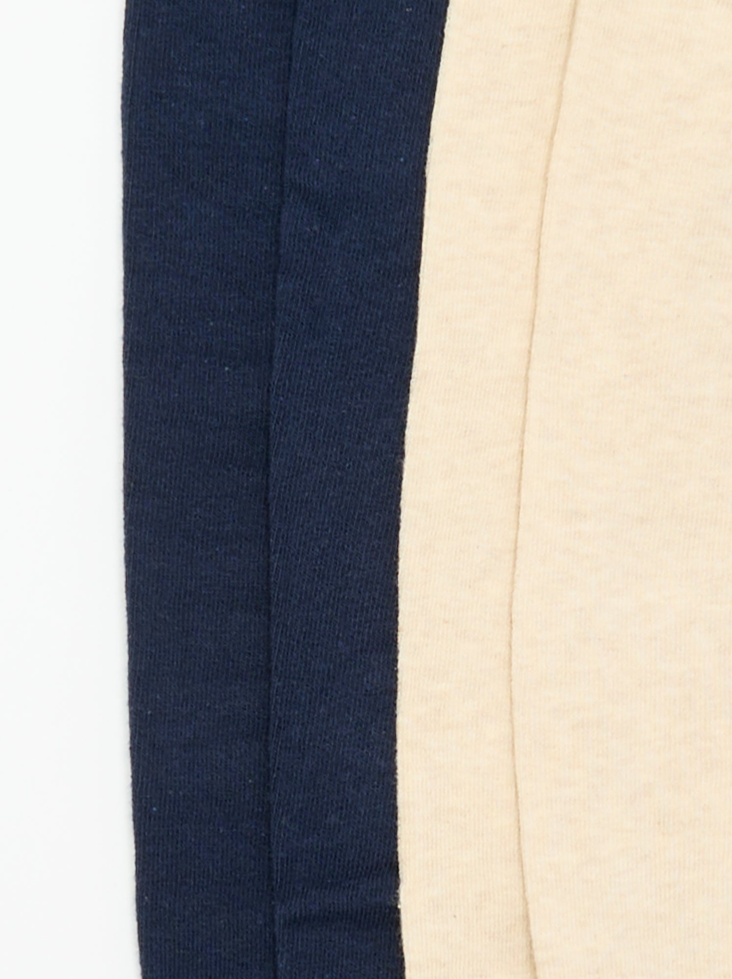 Lot de 2 paires de collants unies - Bleu