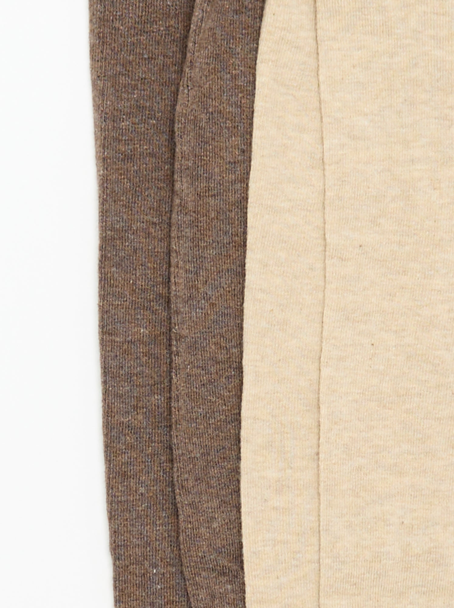 Lot de 2 paires de collants unies - Marron