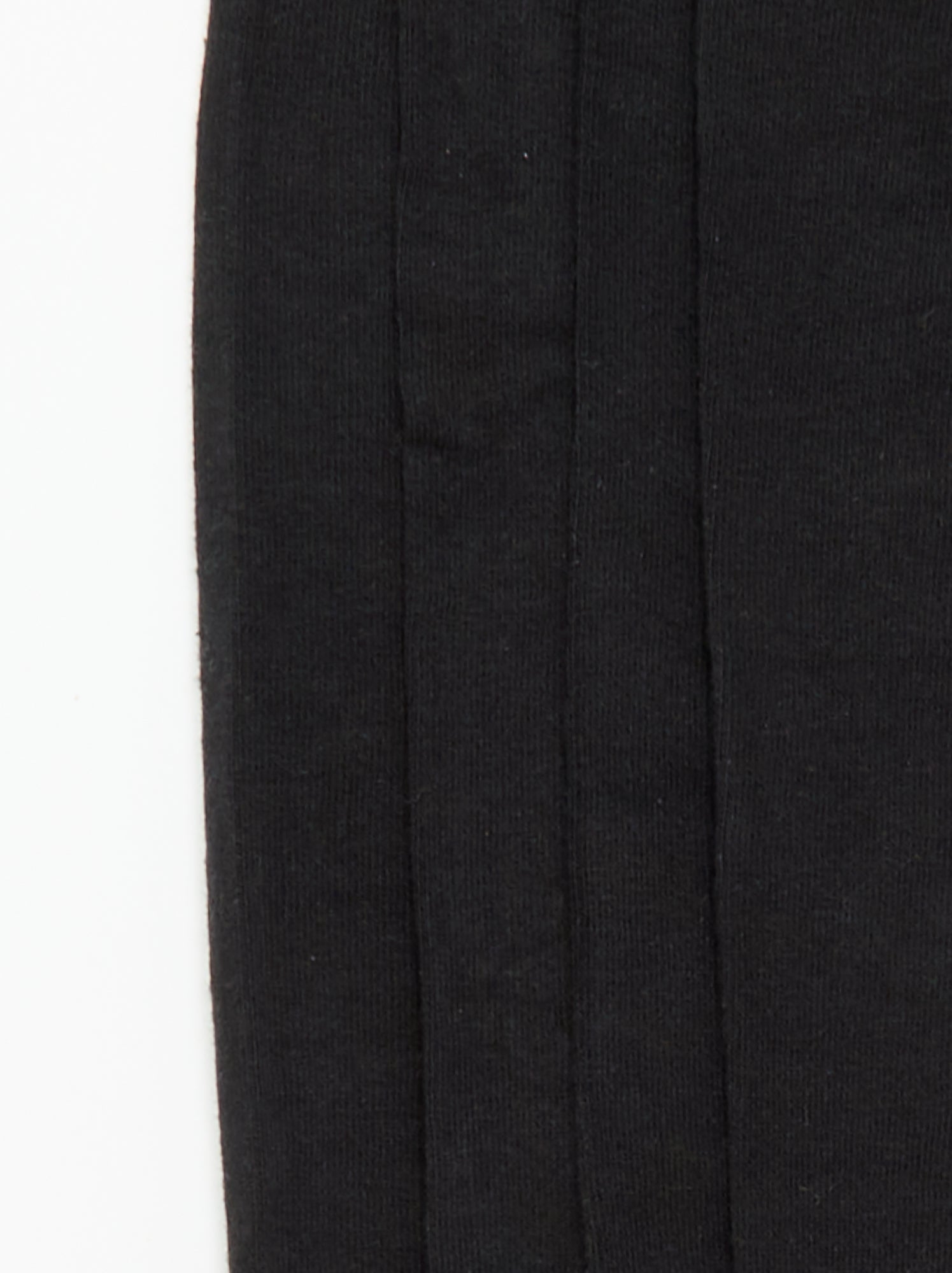 Lot de 2 paires de collants unies - Noir
