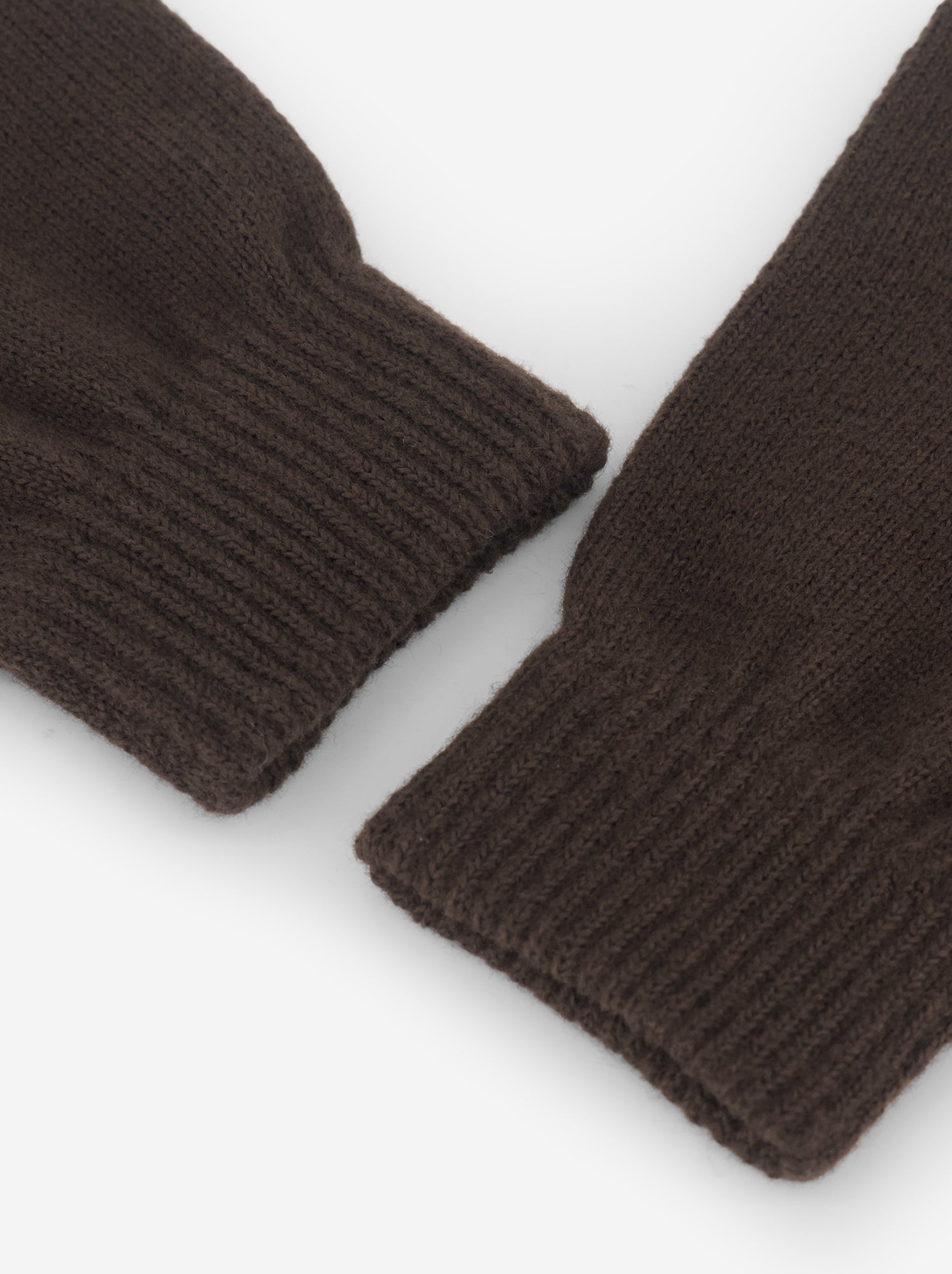 Lot de 2 paires de gants en maille - Marron