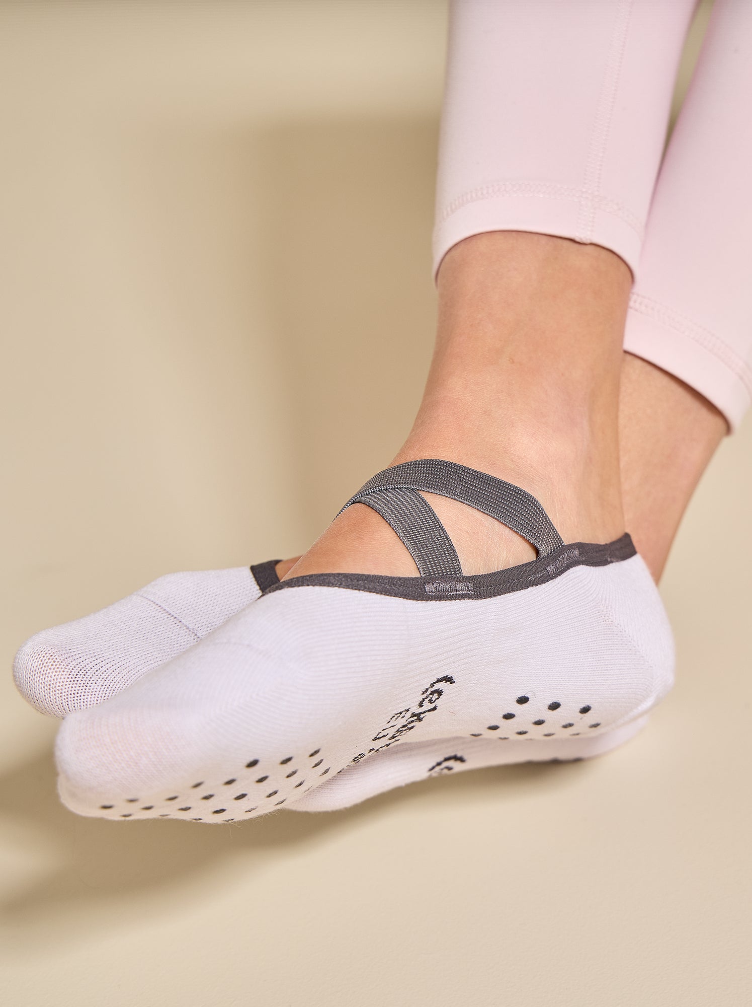 Lot de 2 paires de soquettes yoga - (ekstract) - Noir