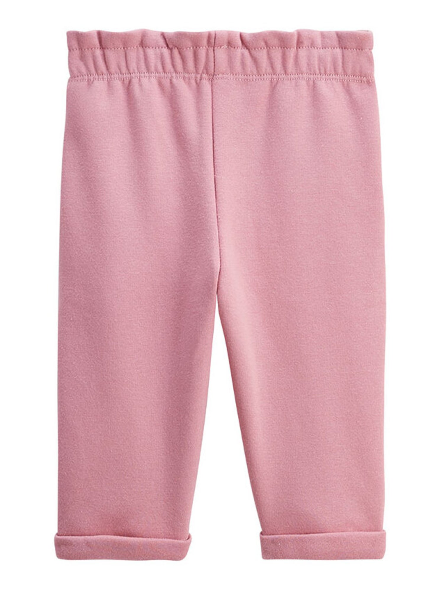 Lot de 2 pantalons bébé en molleton dina - Rose