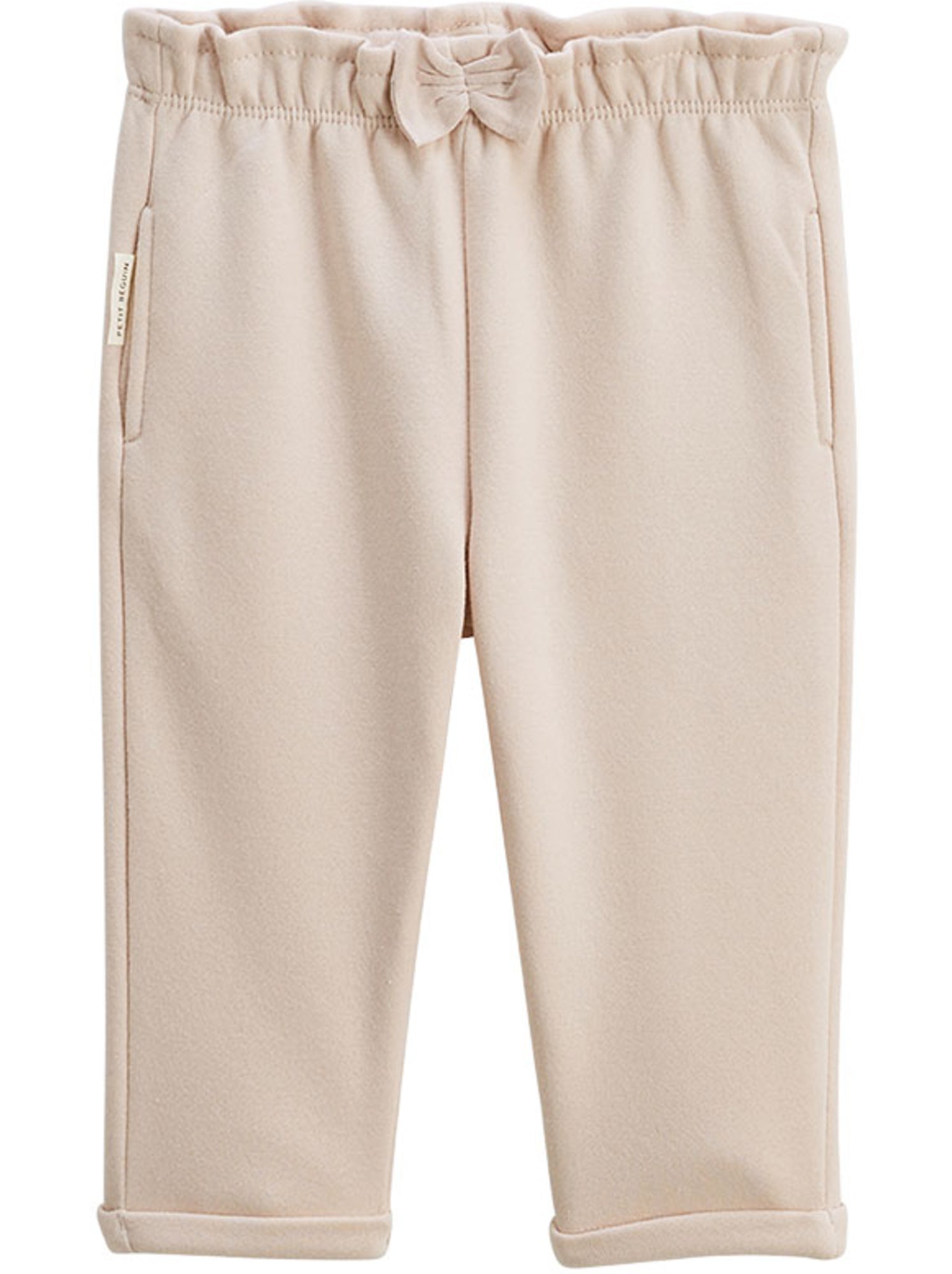 Lot de 2 pantalons bébé en molleton dina - Rose