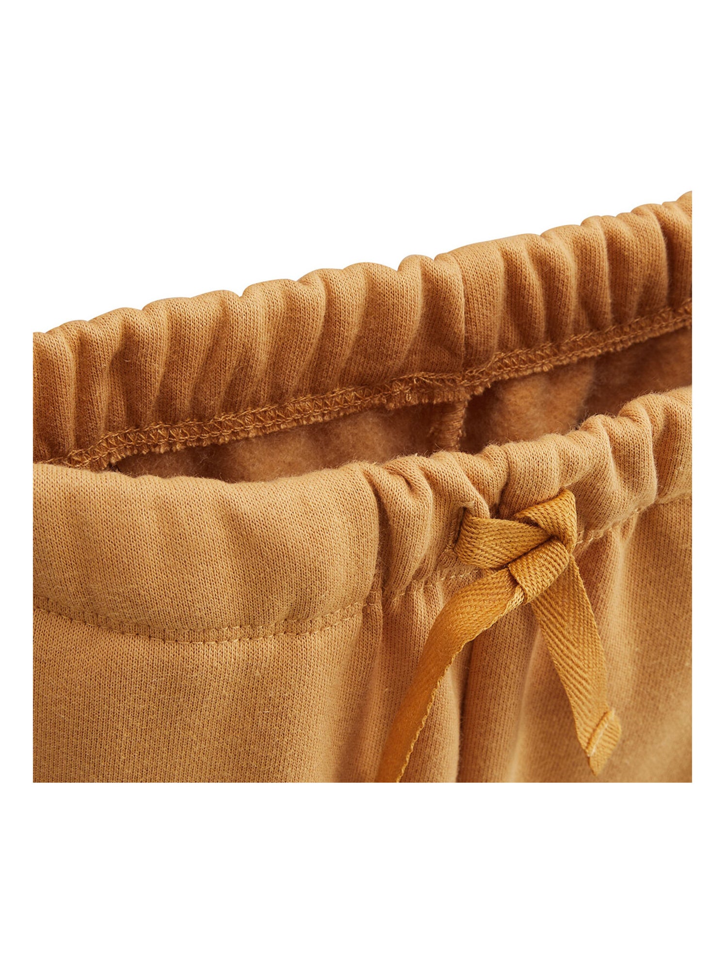 Lot de 2 pantalons bébé en molleton gustin - Camel