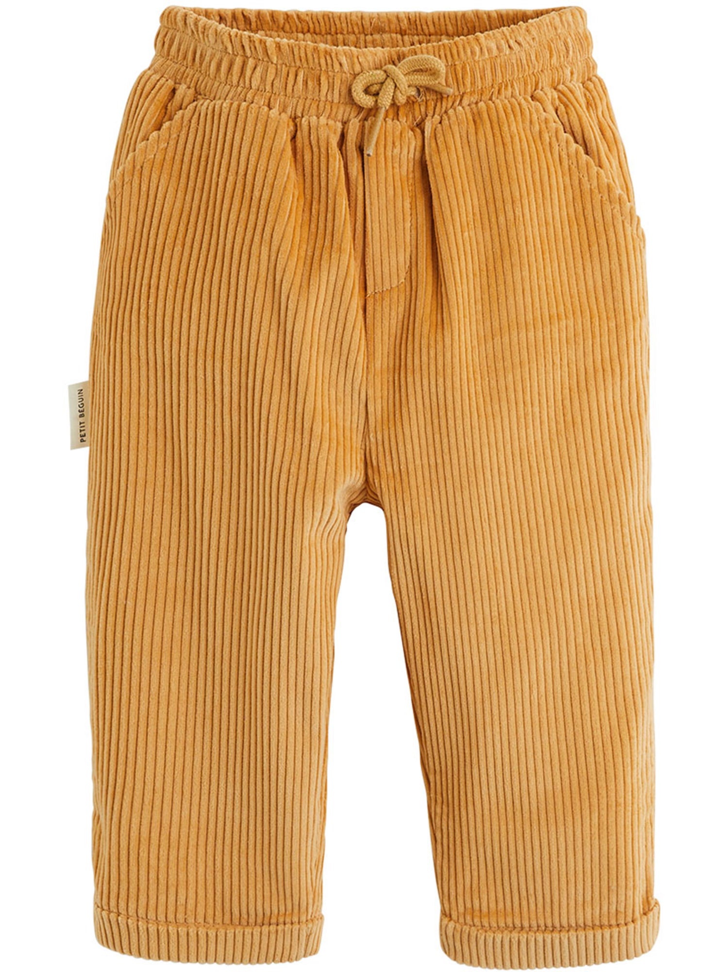 Lot de 2 pantalons bébé en velours côtelé charly - Camel