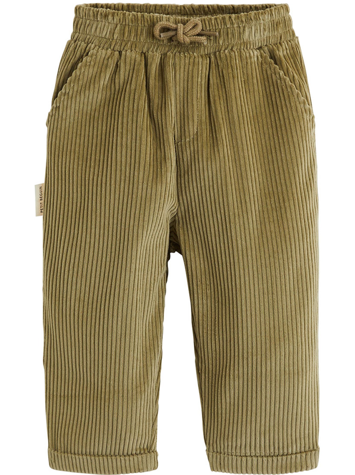Lot de 2 pantalons bébé en velours côtelé charly - Camel