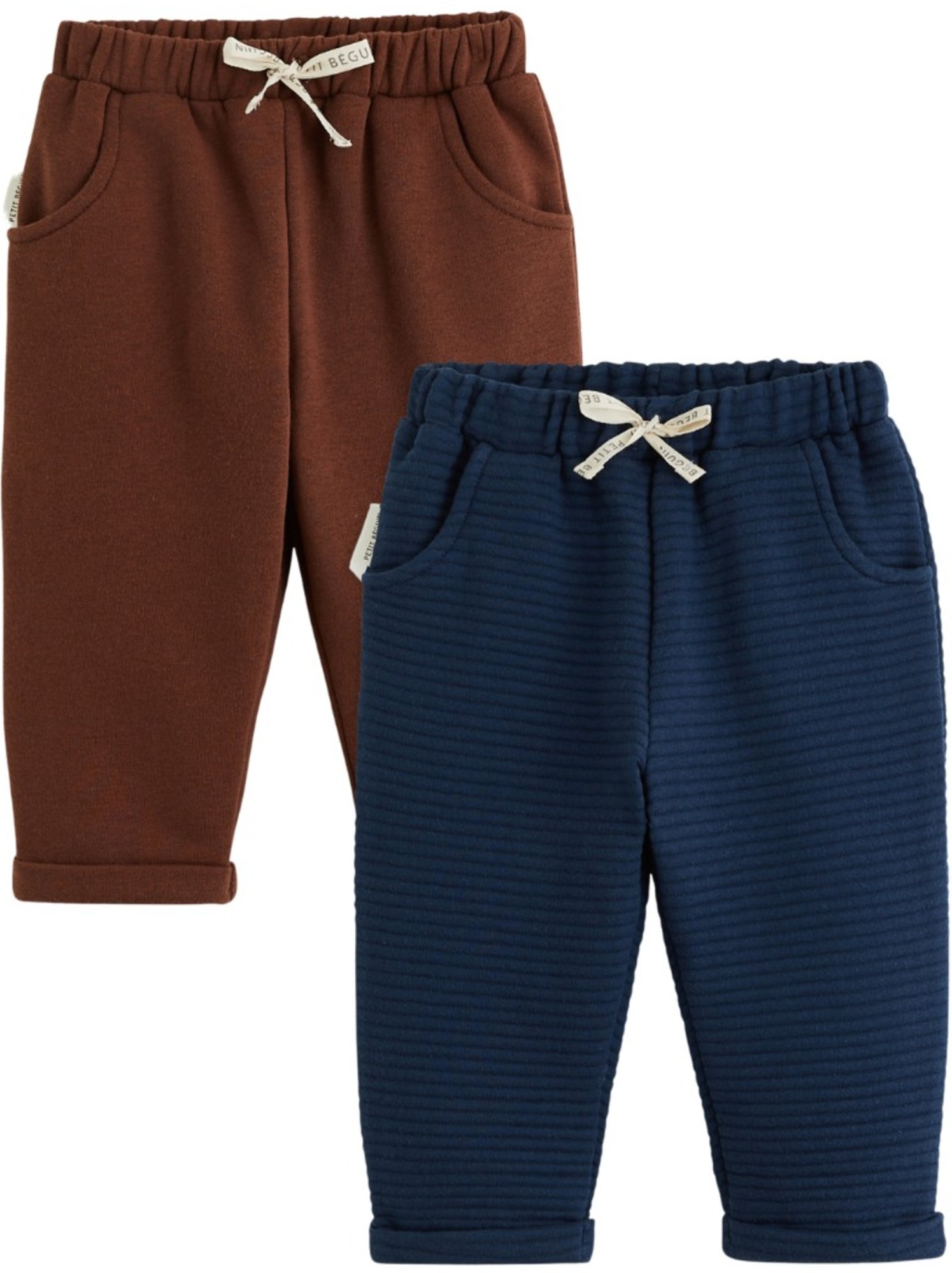 Lot de 2 pantalons bébé mathéo - Bleu