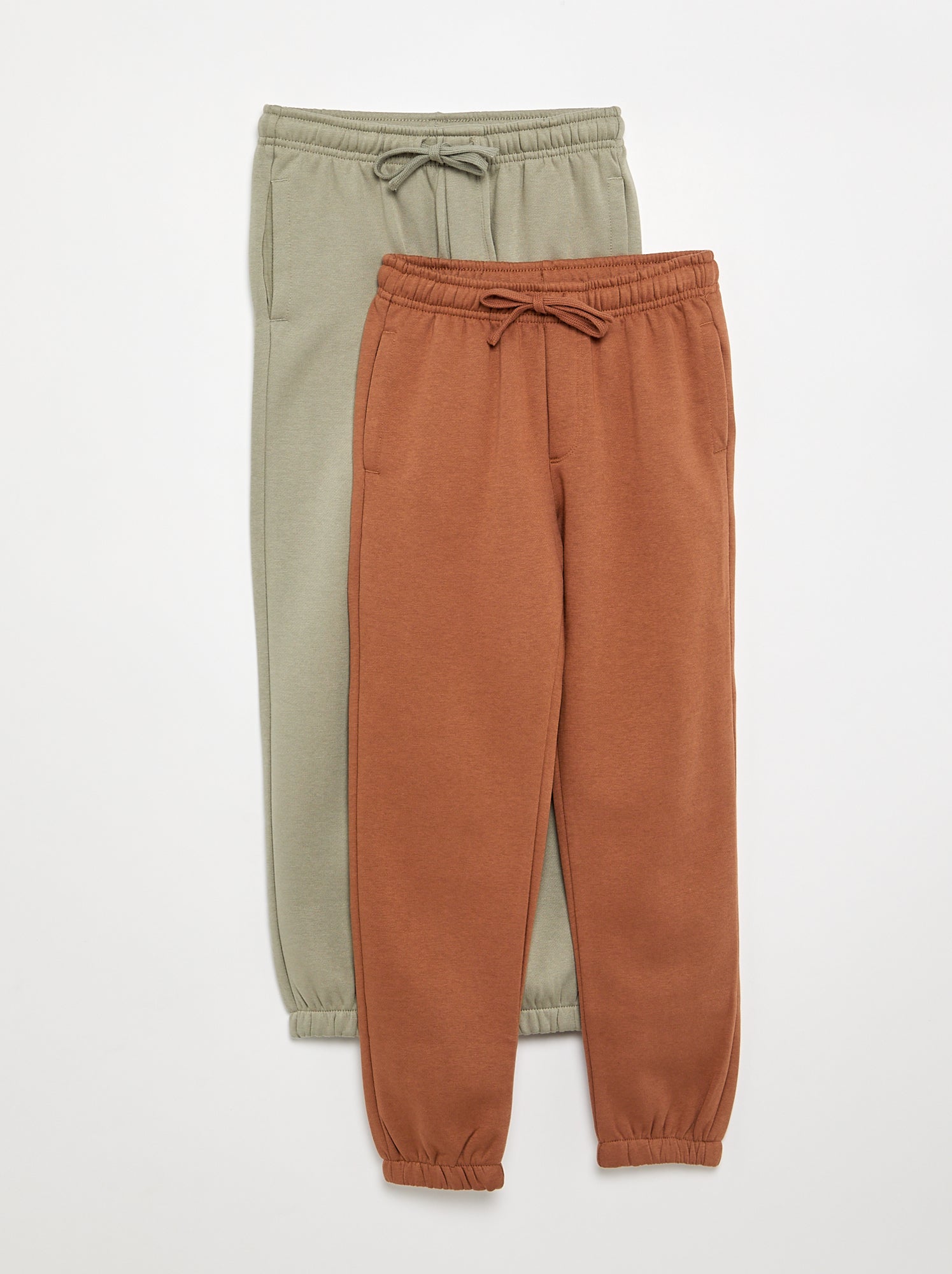 Lot de 2 pantalons de jogging - Marron (FYR49_3)