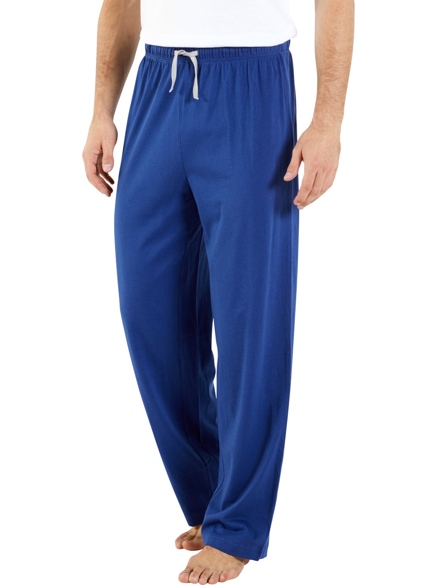 Lot de 2 pantalons de pyjama à bas droit - DAXON - Bleu Bleu marine Gris