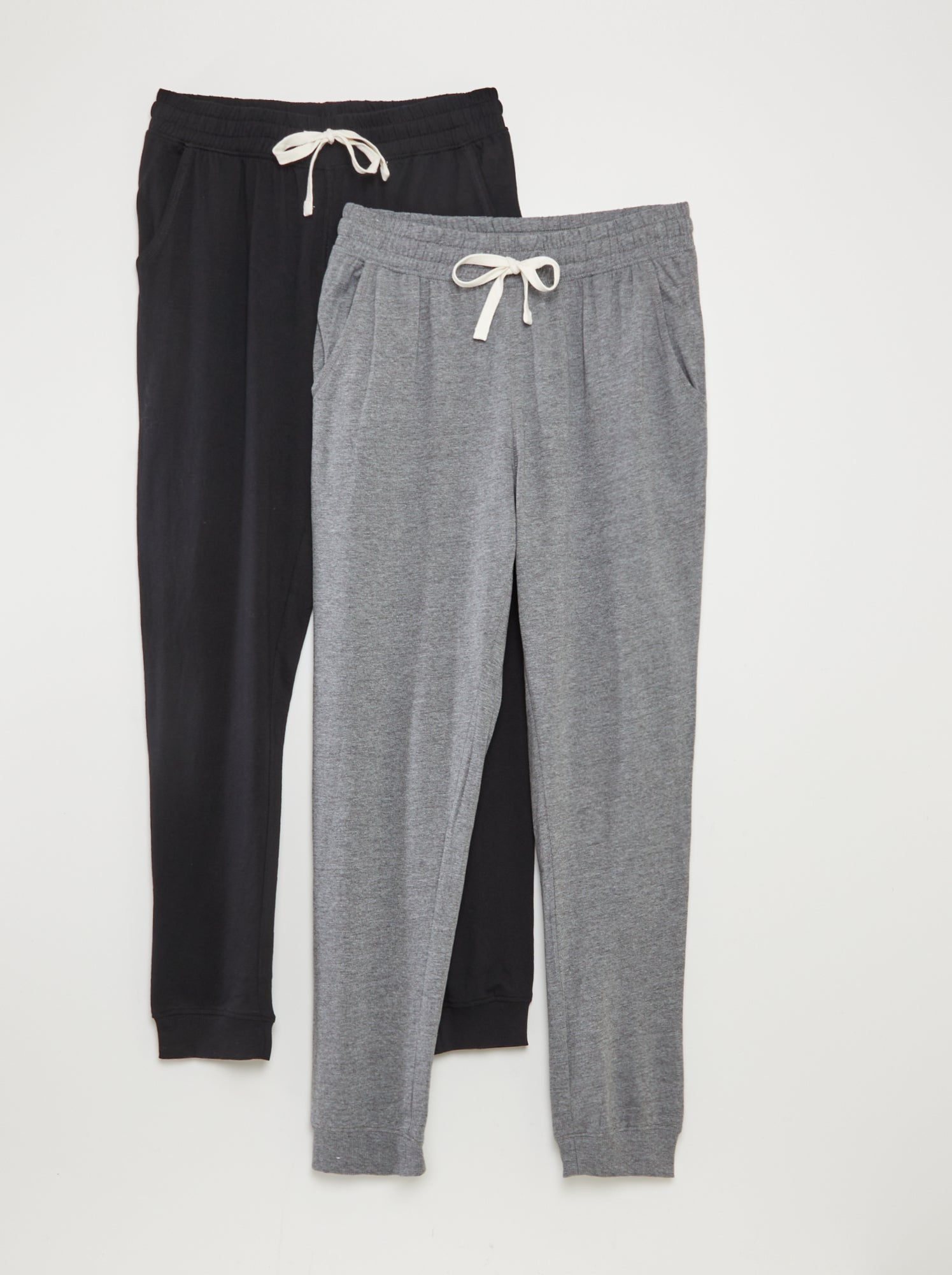 Lot de 2 pantalons de pyjama ! - Noir