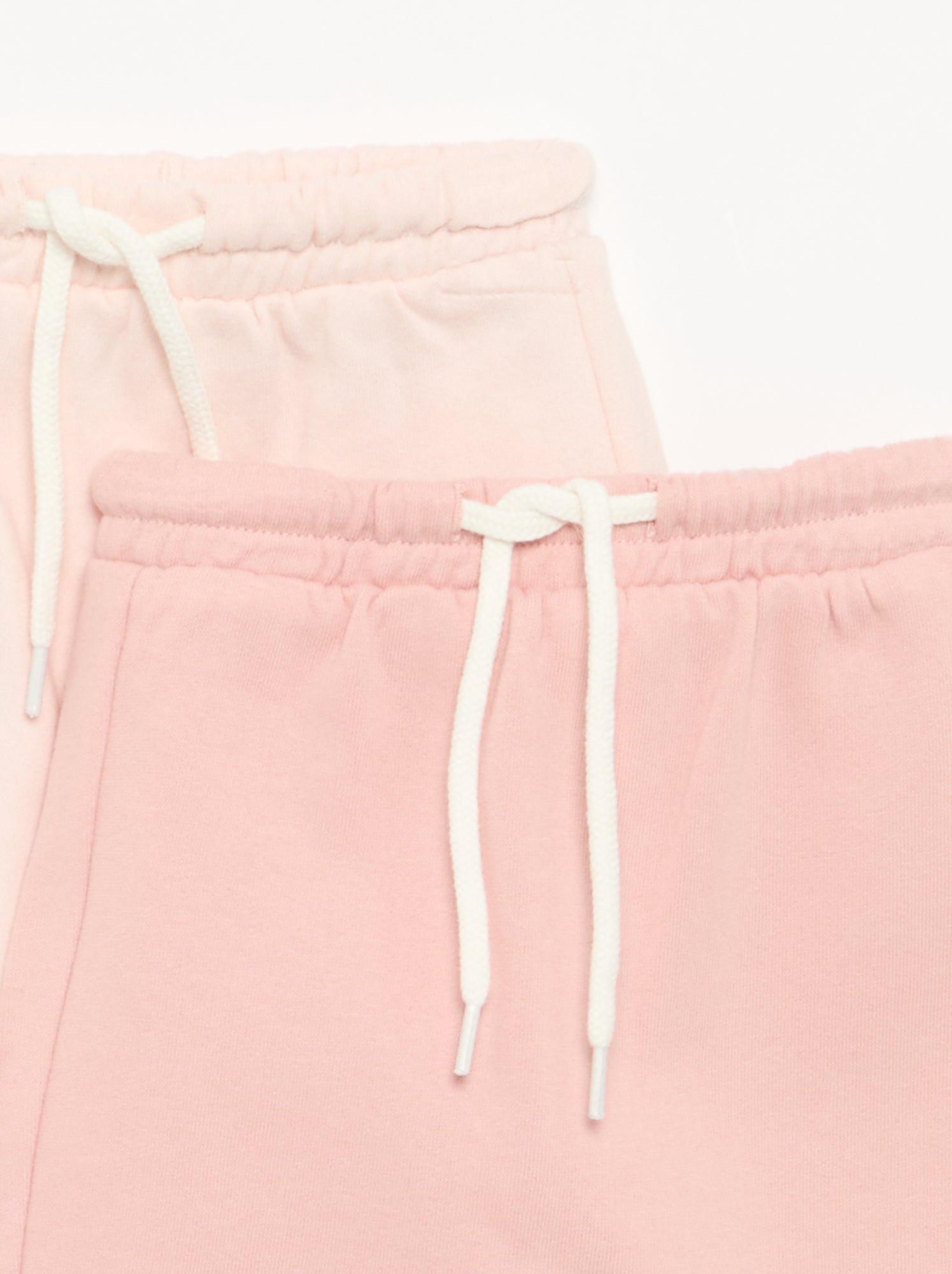 Lot de 2 pantalons forme sarouel en molleton - Rose