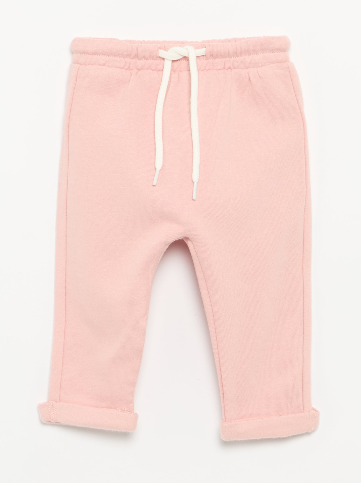 Lot de 2 pantalons forme sarouel en molleton - Rose