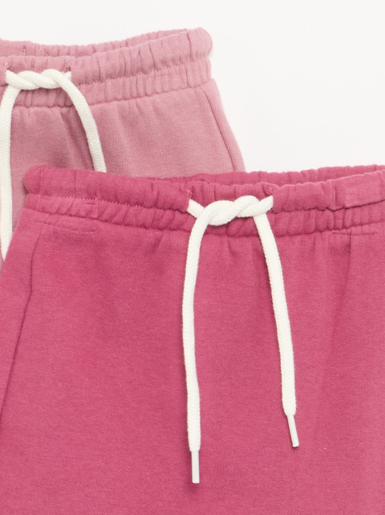 Lot de 2 pantalons forme sarouel en molleton - Violet
