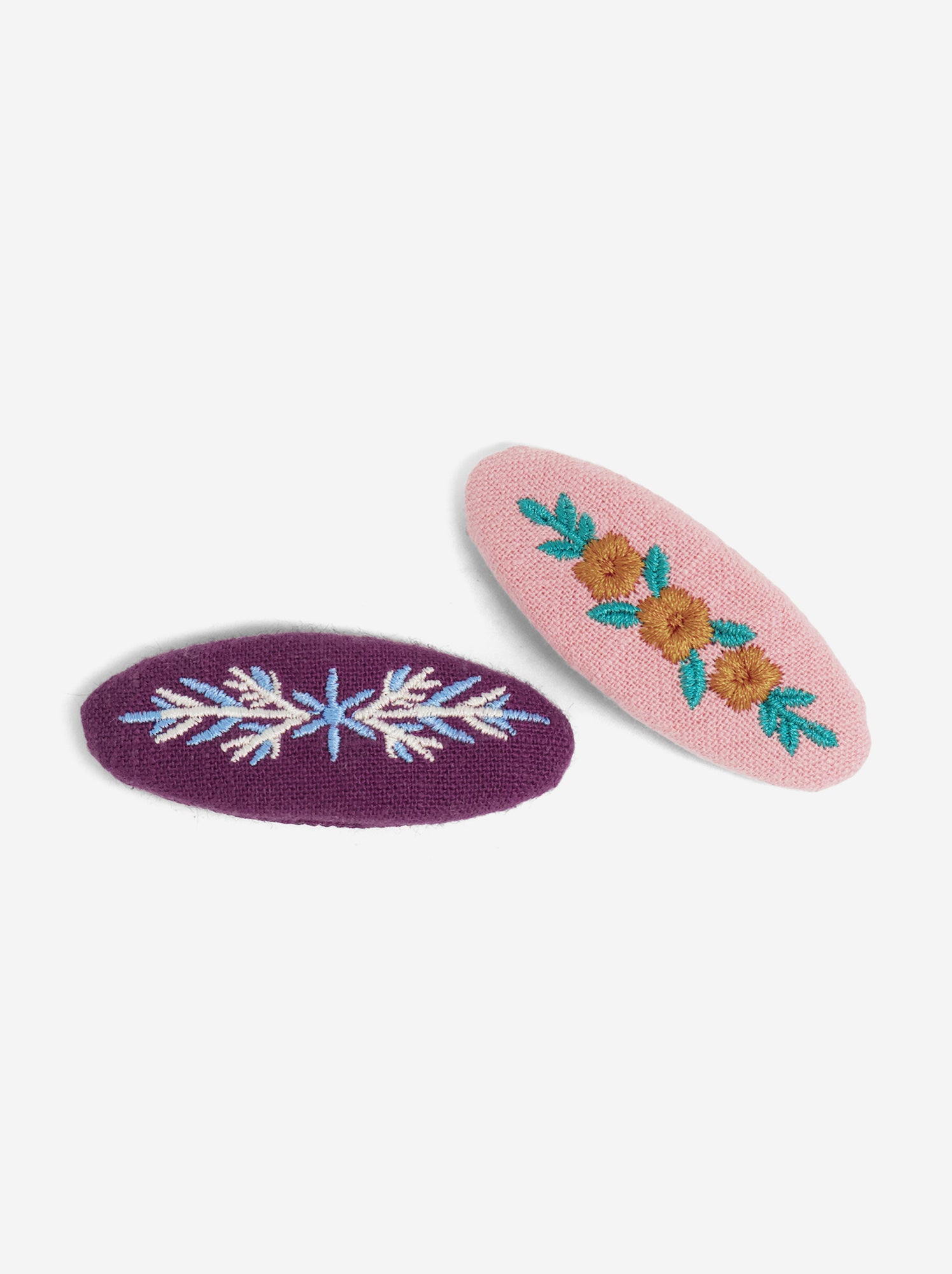 Lot de 2 pinces clic-clac - Rose