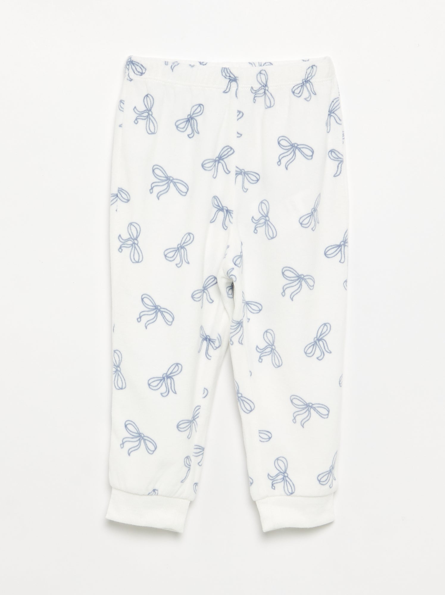 Lot de 2 pyjamas 2 pièces en polaire imprimé - Violet