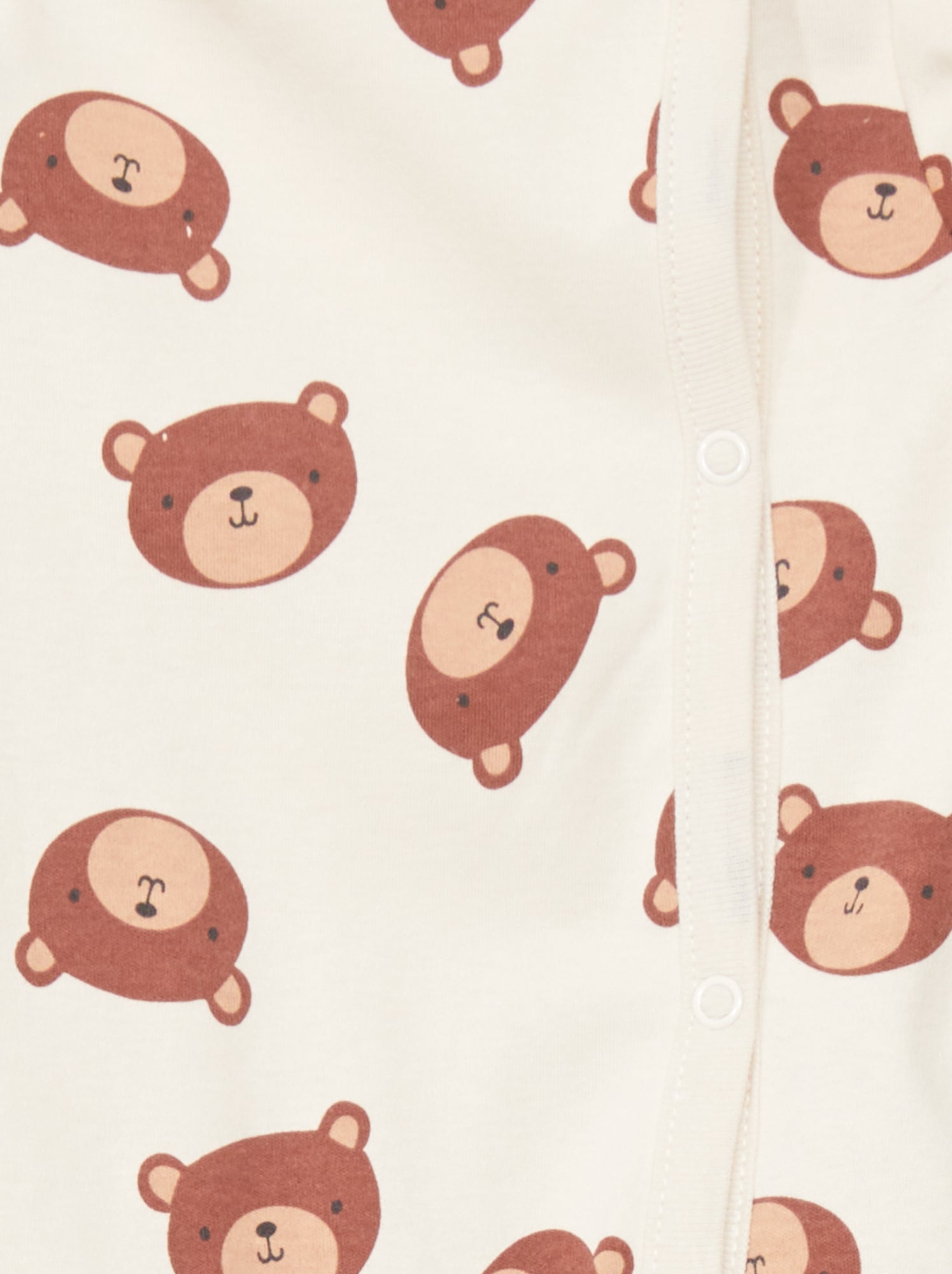 Lot de 2 pyjamas - collection facile à enfiler - Beige/corail