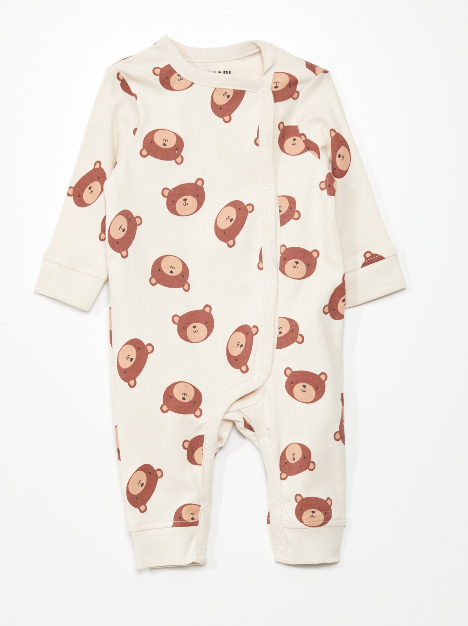 Lot de 2 pyjamas - collection facile à enfiler - Beige/corail