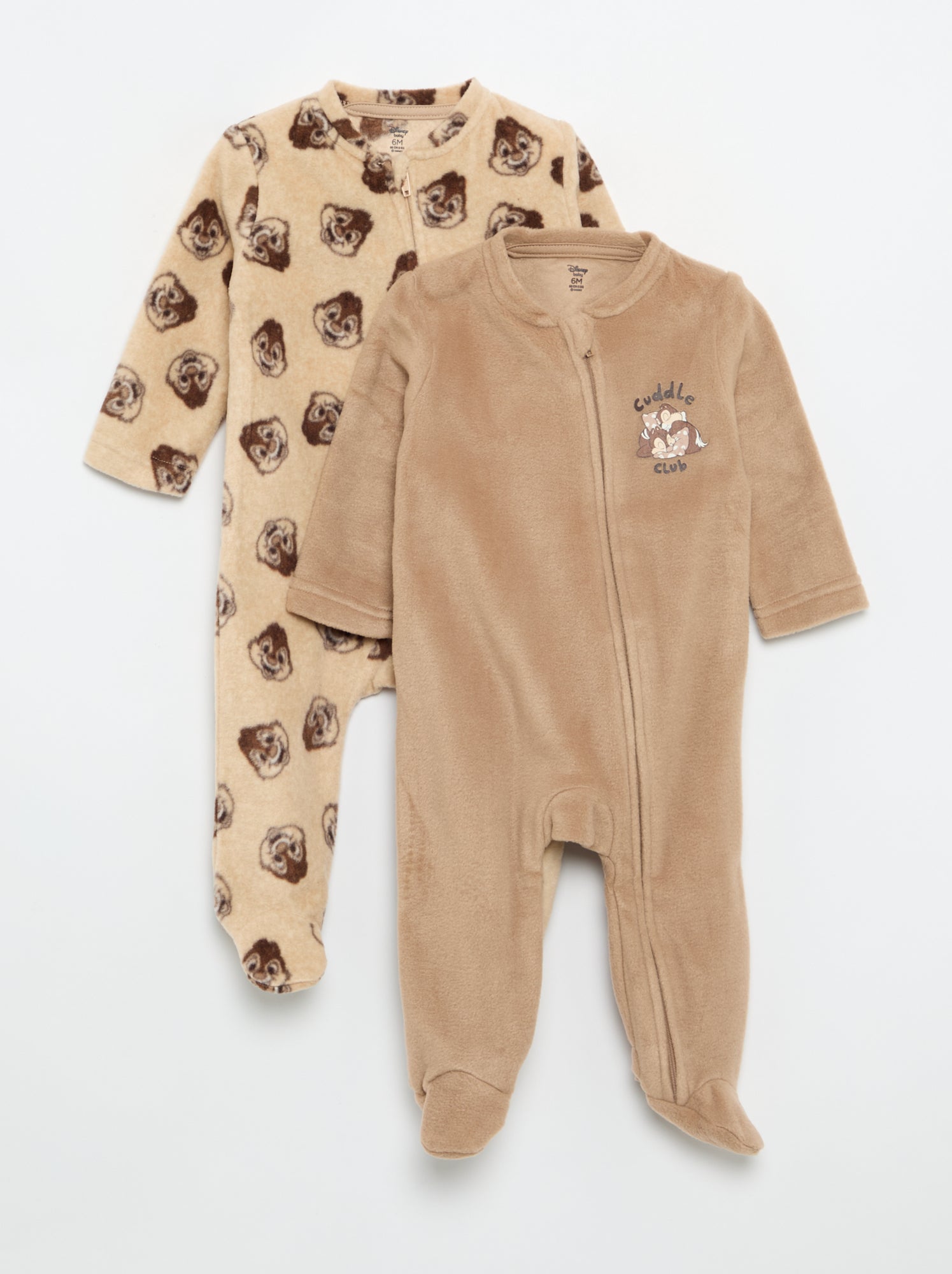 Lot de 2 pyjamas dors bien 'Disney' - Beige