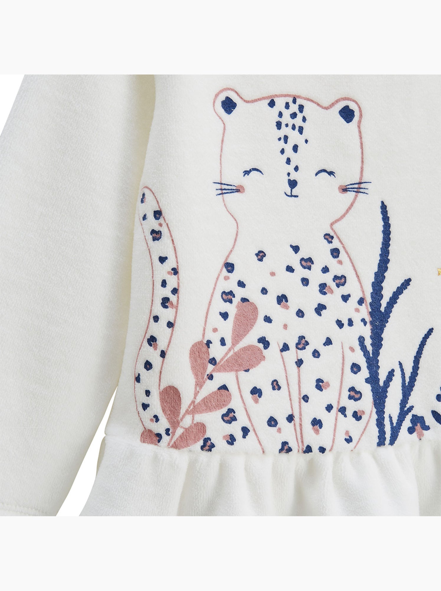 Lot de 2 pyjamas enfant 2 pièces en velours céleste - Rose