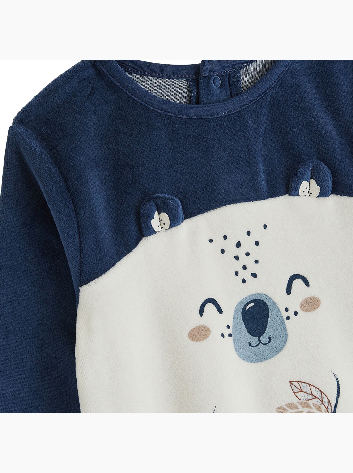 Lot de 2 pyjamas enfant 2 pièces en velours mathéo - Bleu