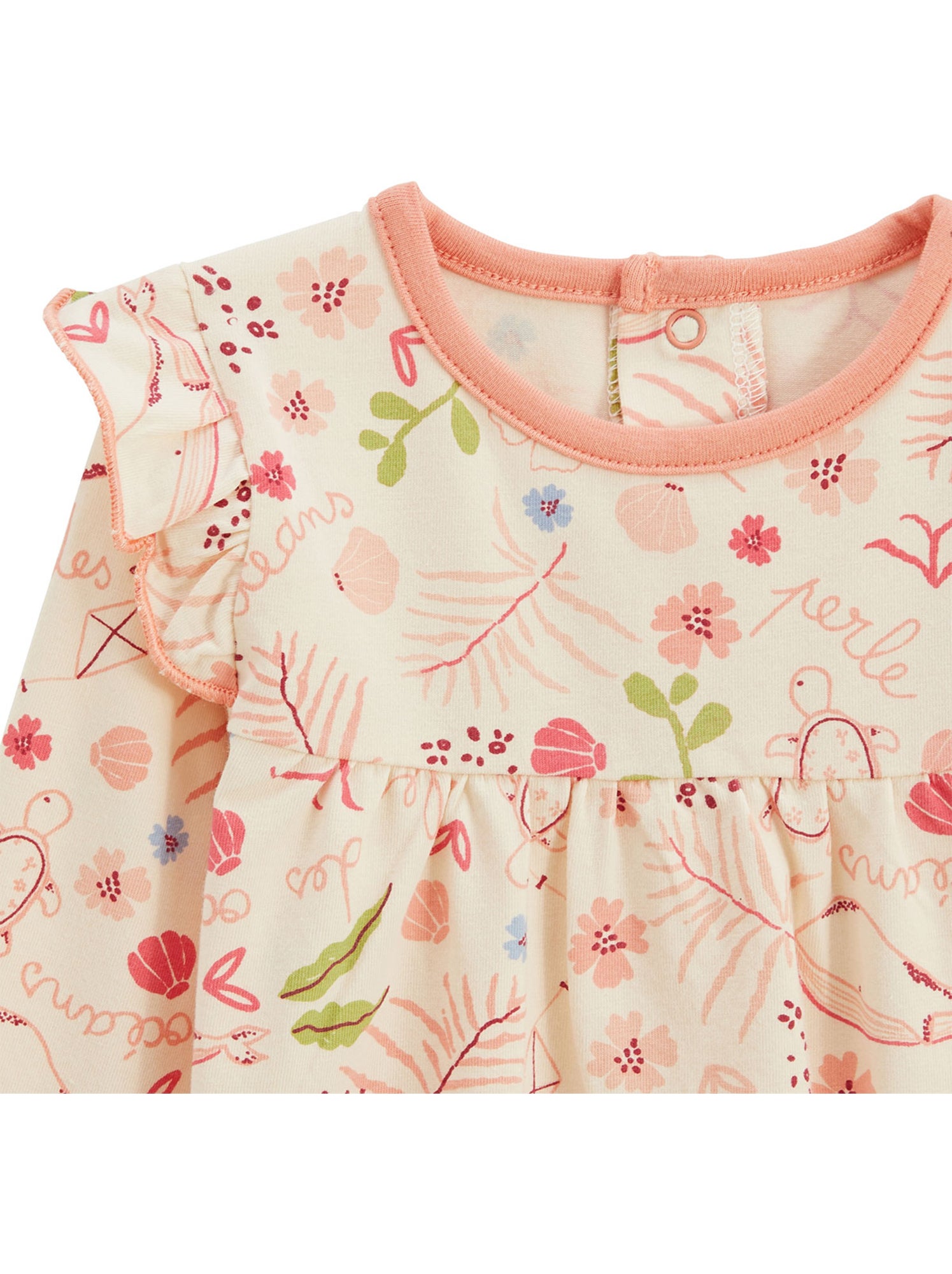 Lot de 2 pyjamas enfant 2 pièces santa giulia - Corail