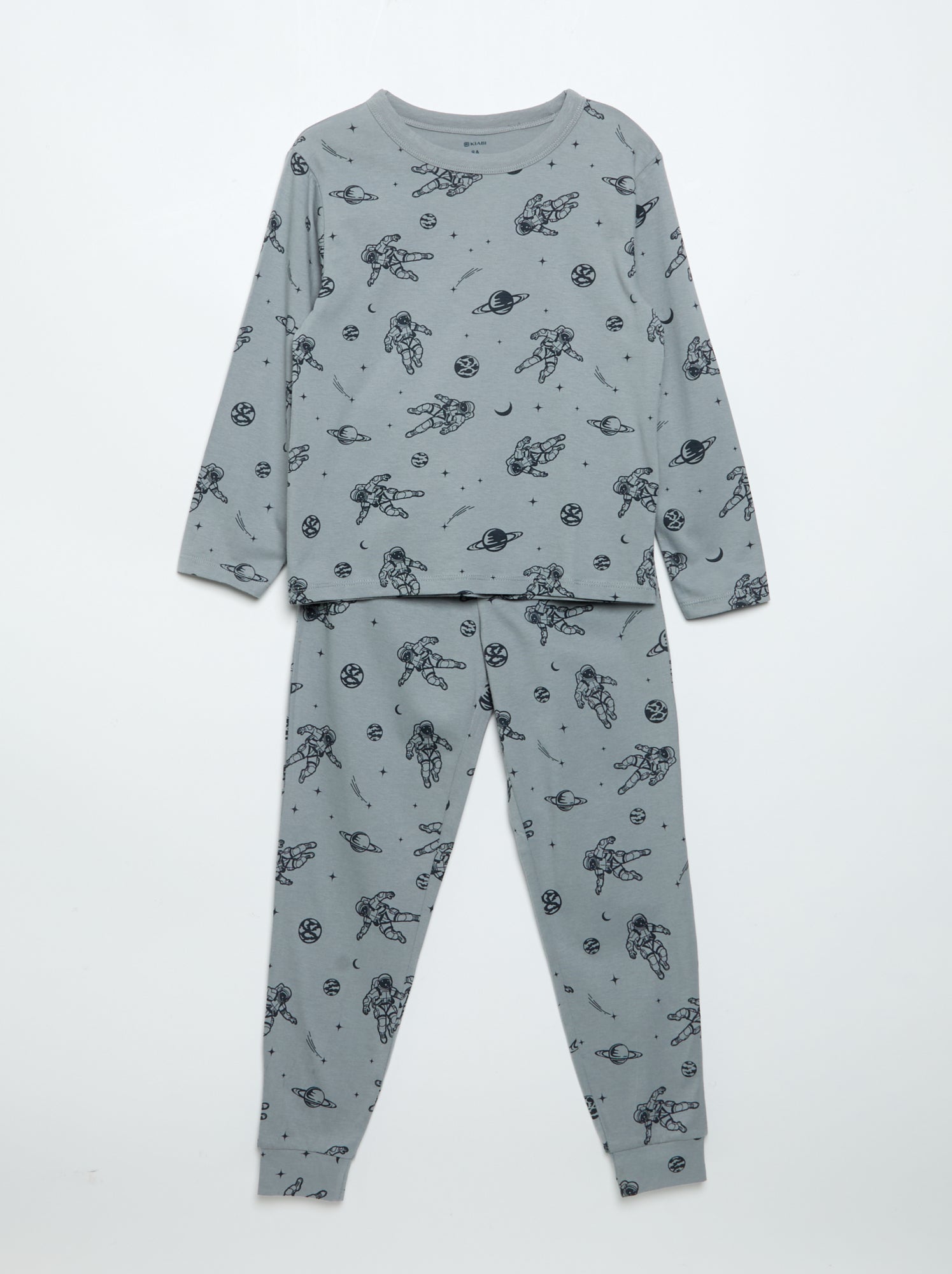 Lot de 2 pyjamas longs en jersey - Bleu
