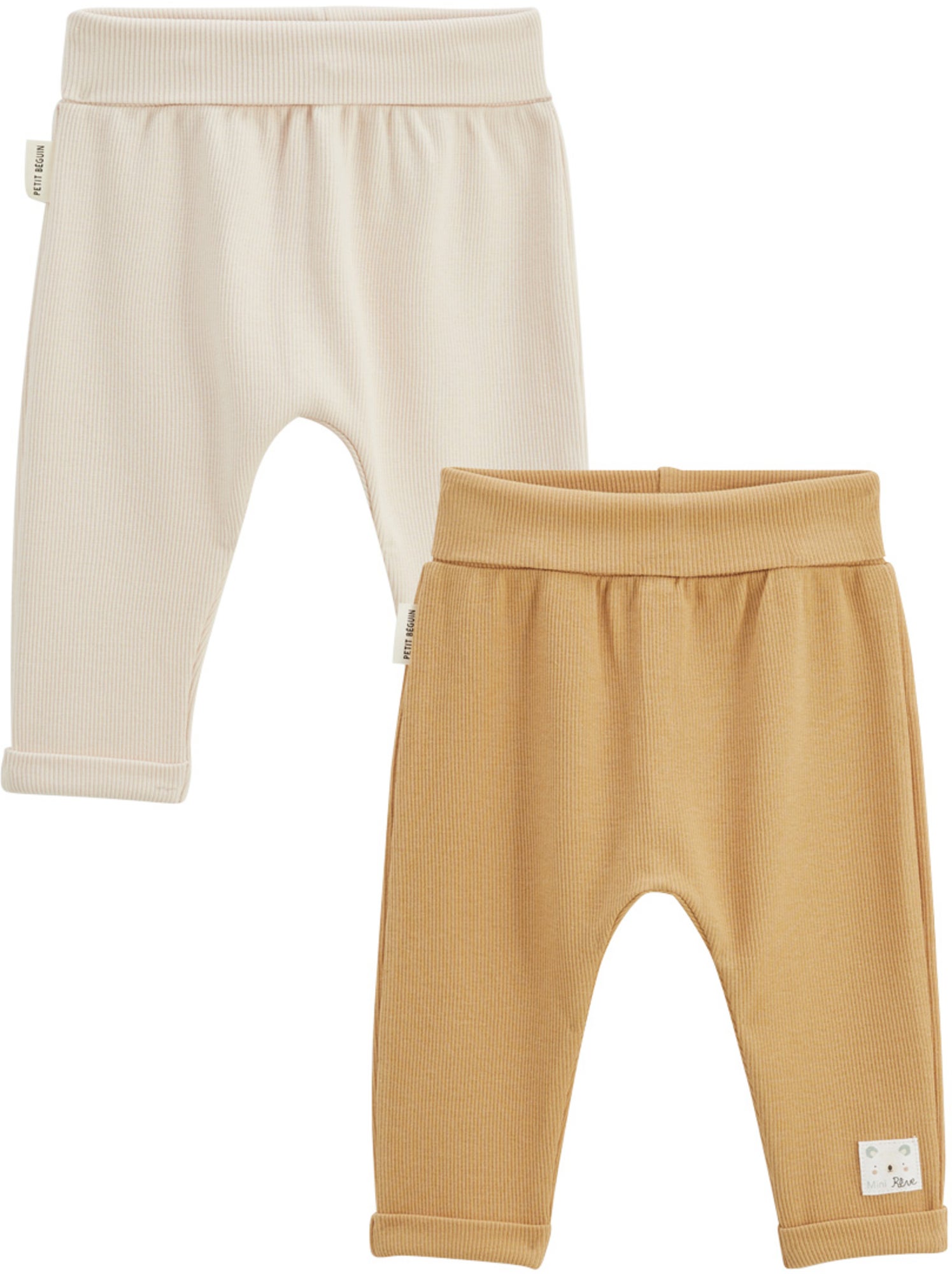 Lot de 2 sarouels bébé mini rêve - Moutarde