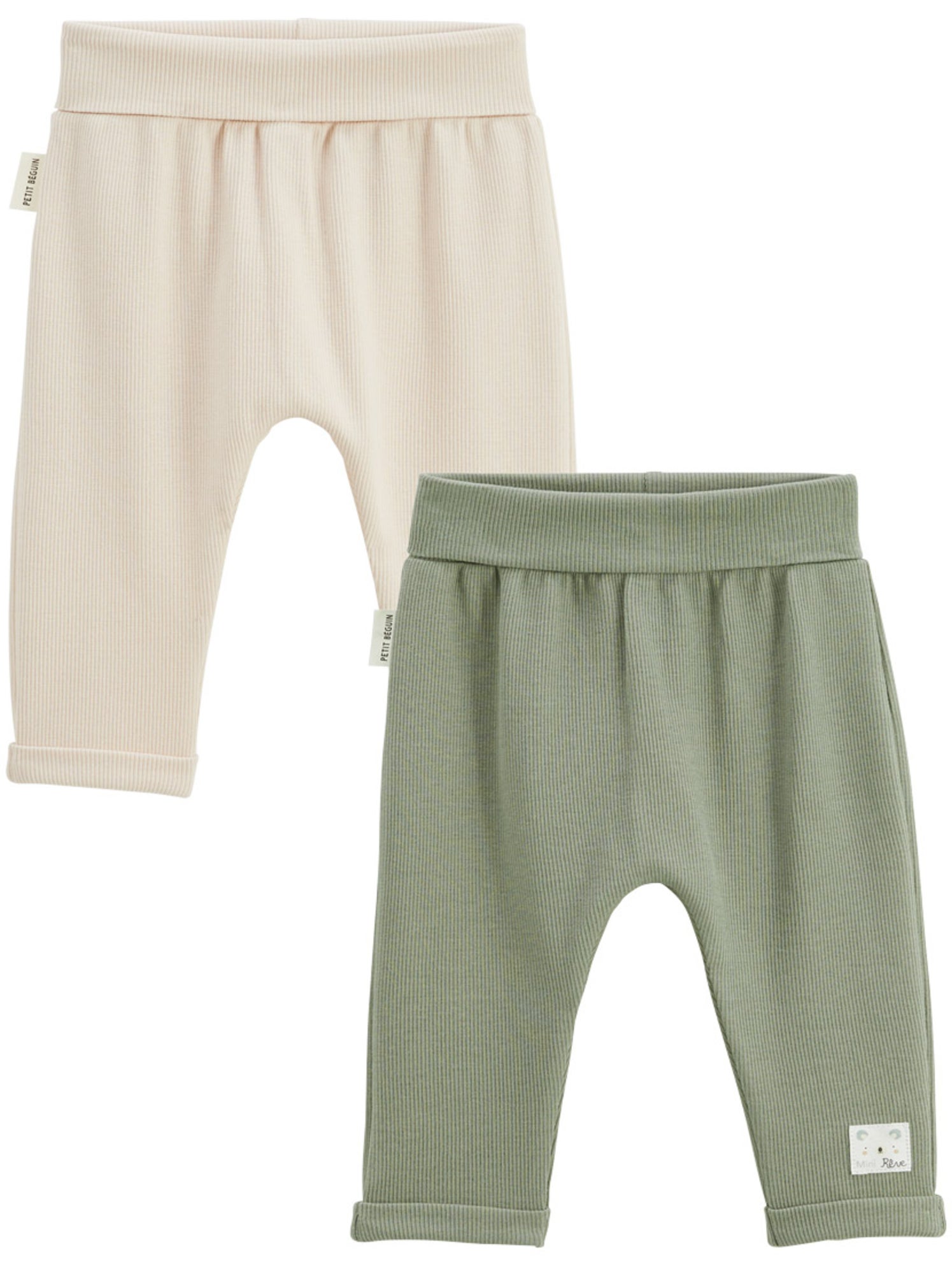 Lot de 2 sarouels bébé mini rêve - Vert