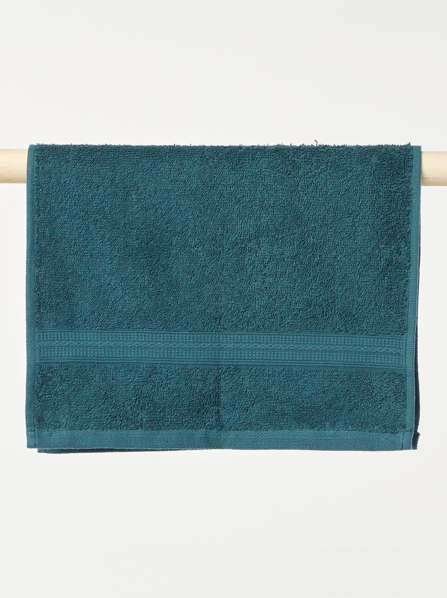 Lot de 2 serviettes 30 x 50 cm - Bleu canard