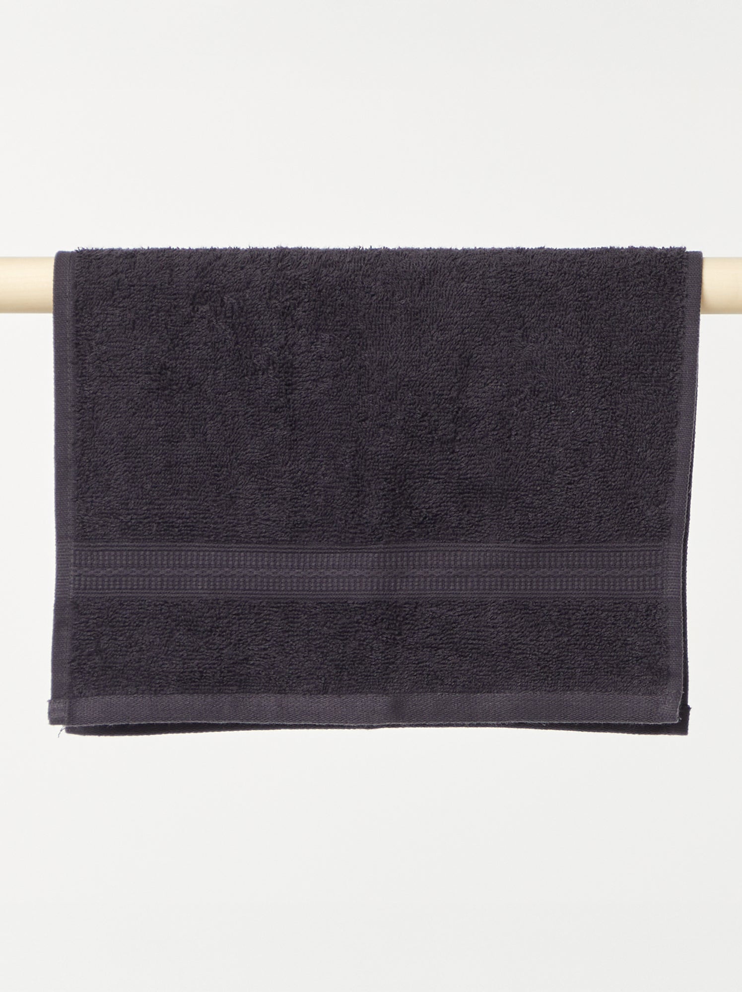Lot de 2 serviettes 30 x 50 cm - Noir