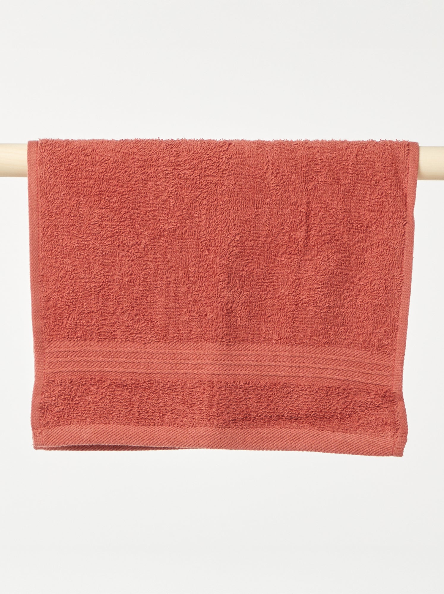 Lot de 2 serviettes 30 x 50 cm - Terracotta