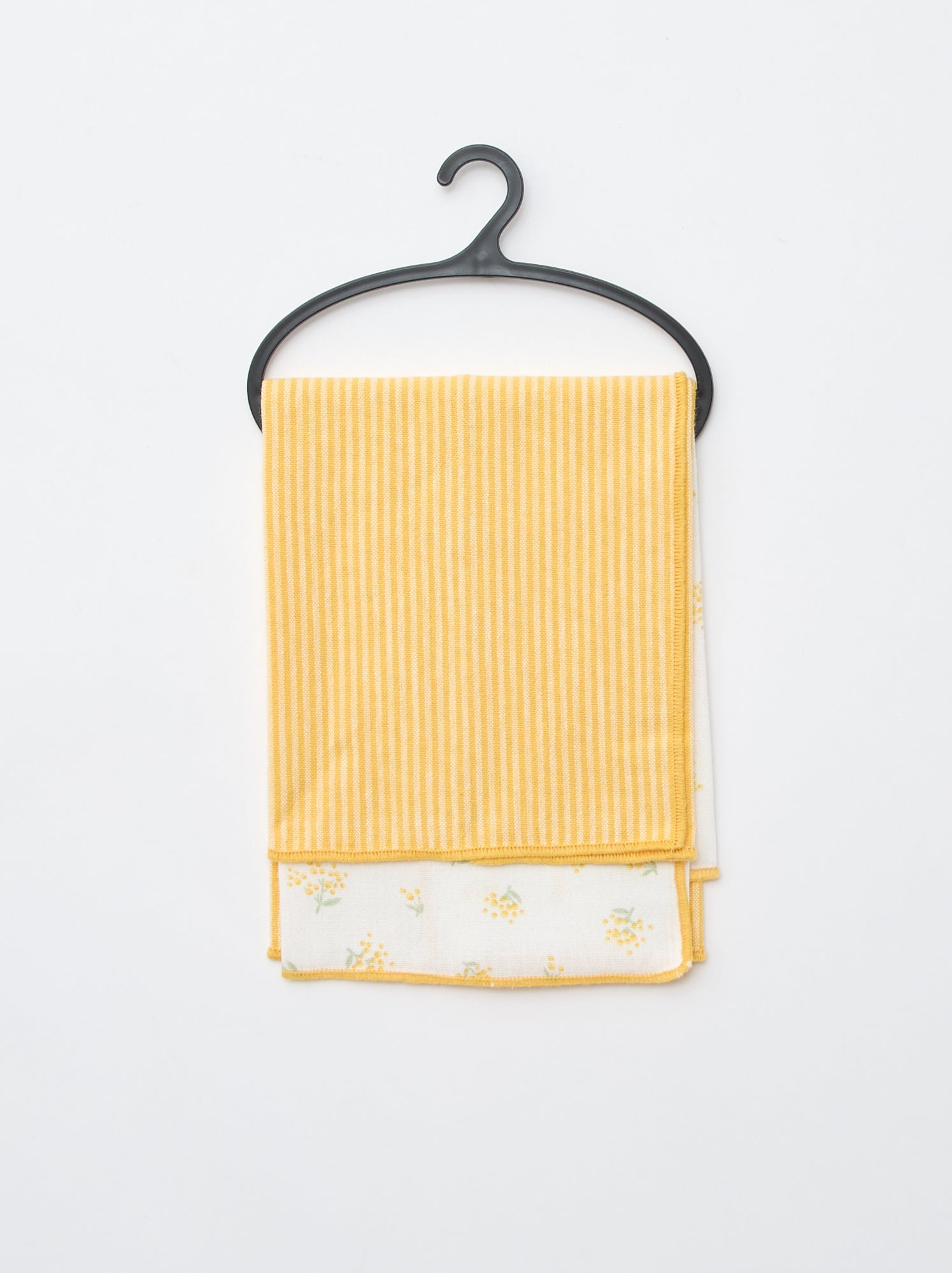 Lot de 2 serviettes de table - Jaune