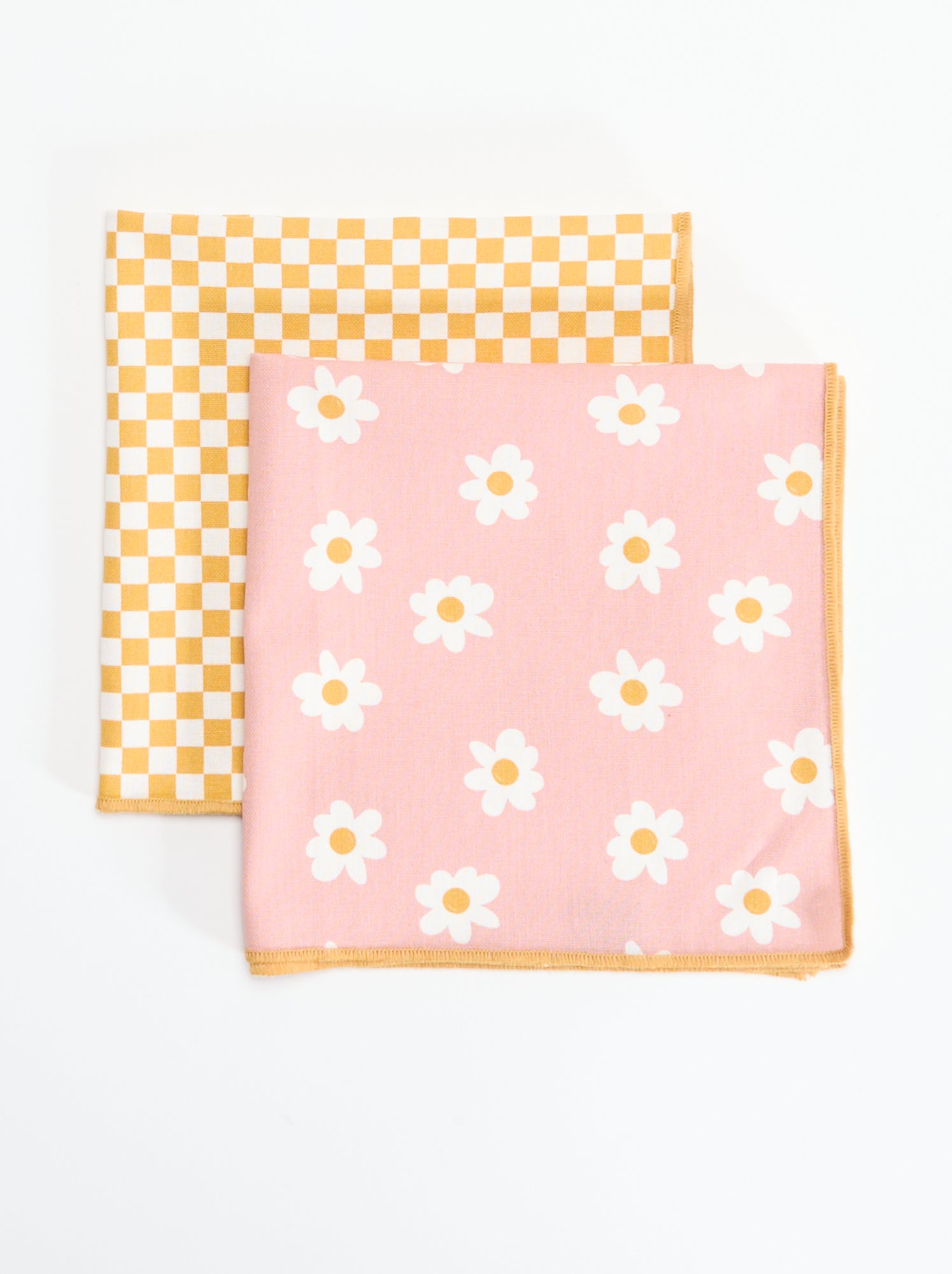 Lot de 2 serviettes de table - Rose