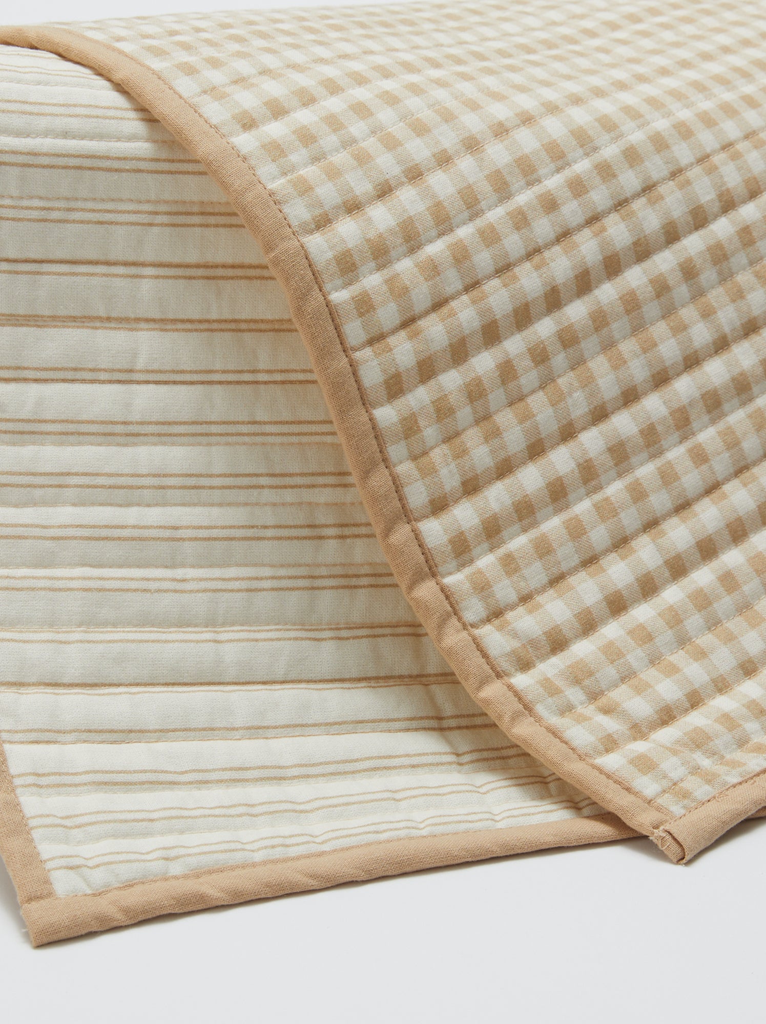 Lot de 2 sets de table 32 x 40 cm double imprimé - Kiabi Home - Beige